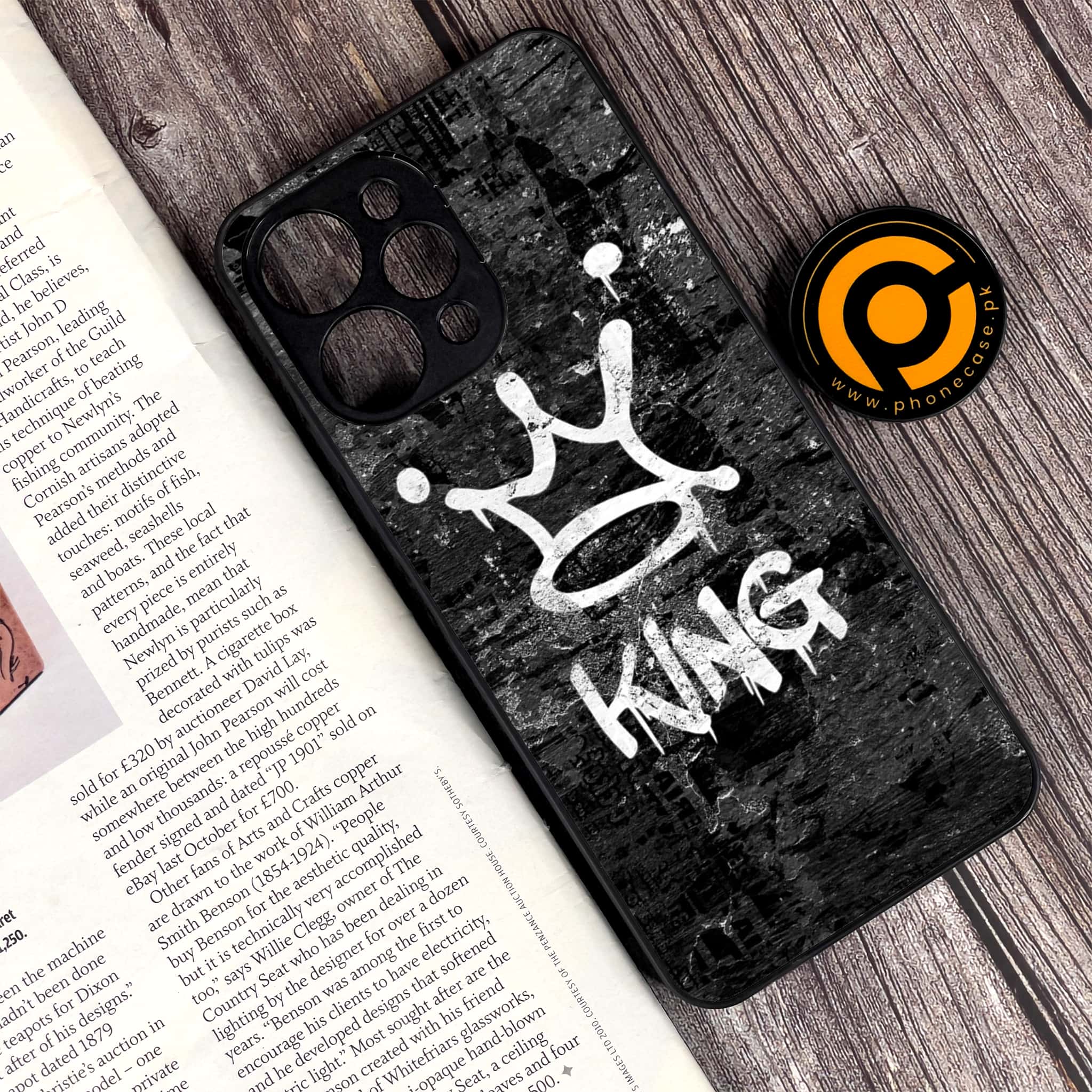 Xiaomi Redmi 12 - King Series V 2.0 - Premium Printed Glass soft Bumper shock Proof Case