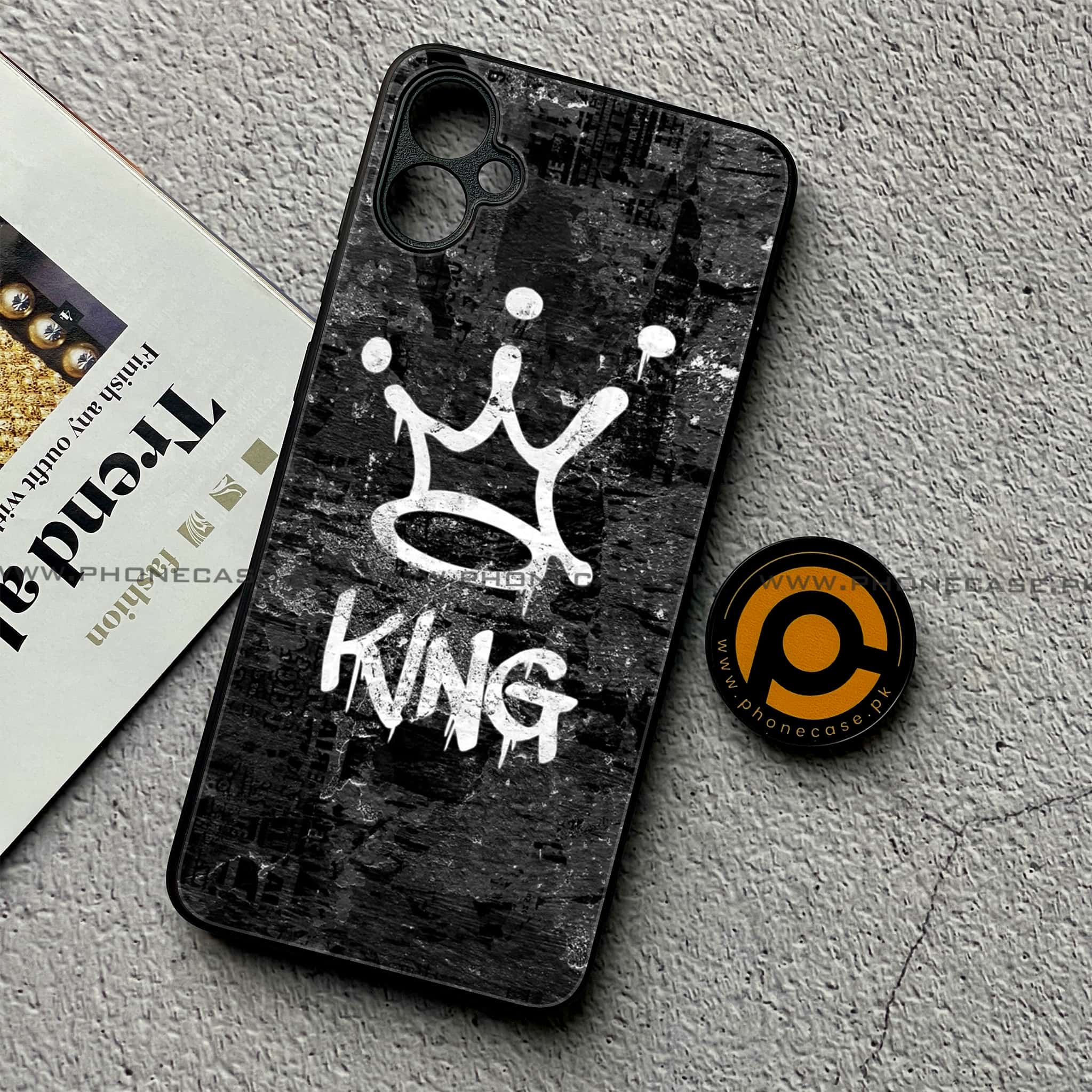 Samsung Galaxy A05 - King 2.0 Series - Premium Metal Printed soft Bumper shock Proof Case