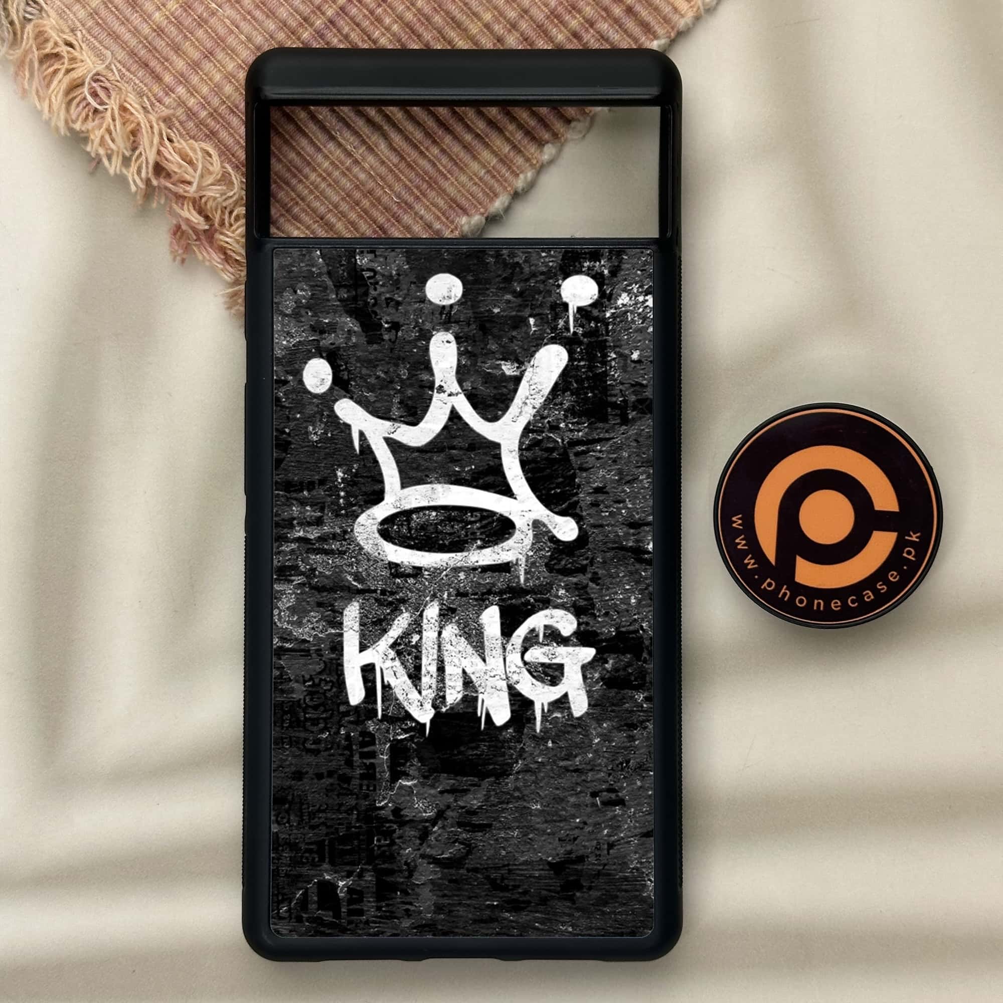Google Pixel 6 - King Series V 2.0 - Premium Metal Printed soft Bumper Shock Proof Case