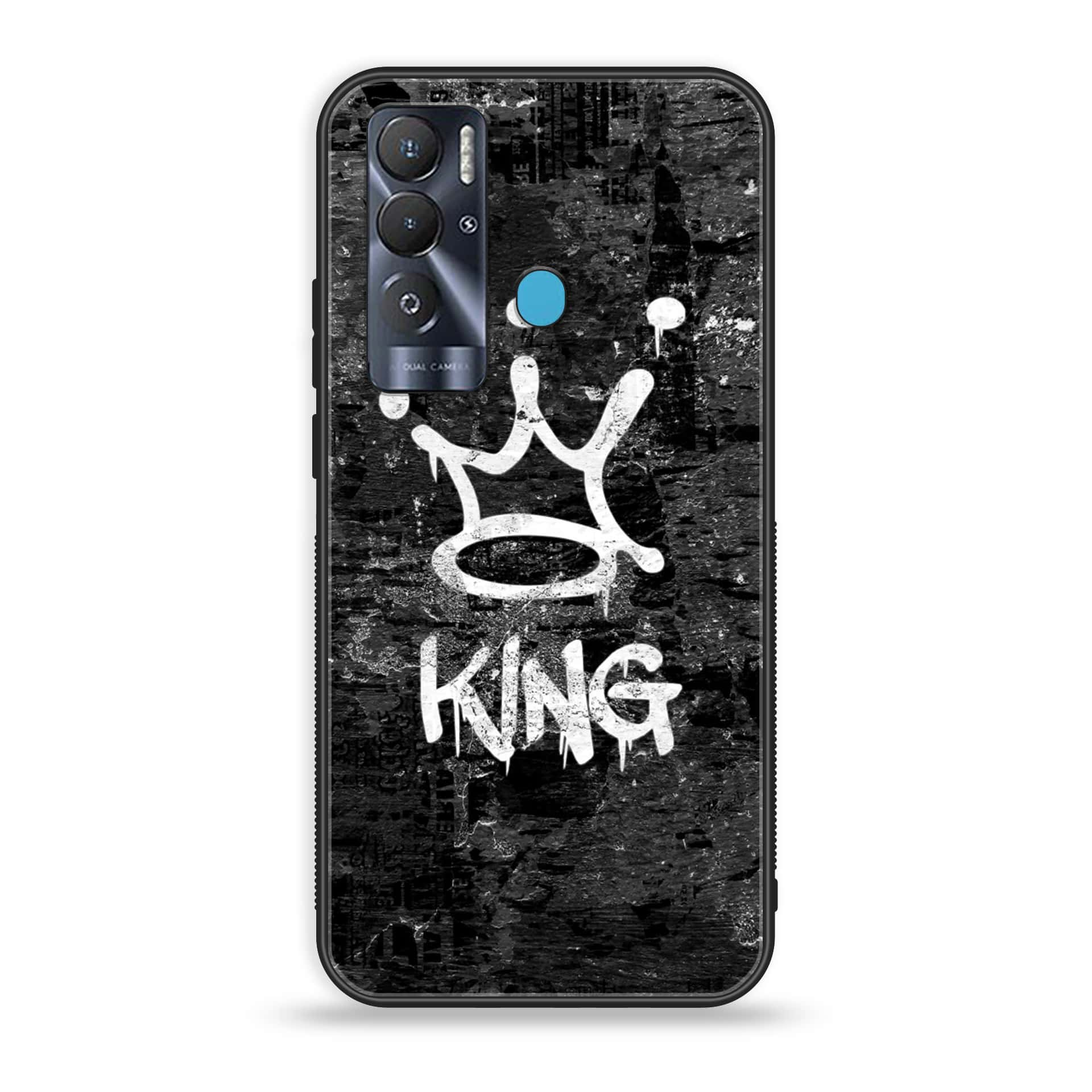 Tecno Pova Neo King Series V2.0 Premium Printed Glass soft Bumper shock Proof Case