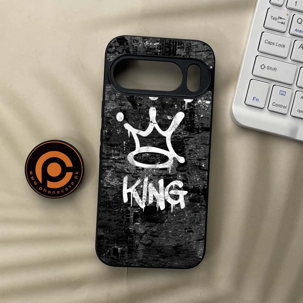 Google Pixel 10 Pro  - King 2.0 Series - Premium Metal Printed soft Bumper Shock Proof Case