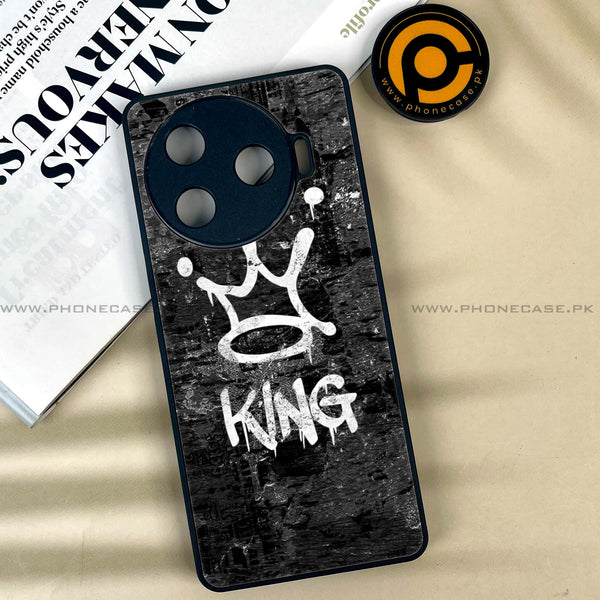 Tecno Camon 30 Pro - King 2.0 Design 8 - Premium Printed Glass soft Bumper shock Proof Case CS-15560