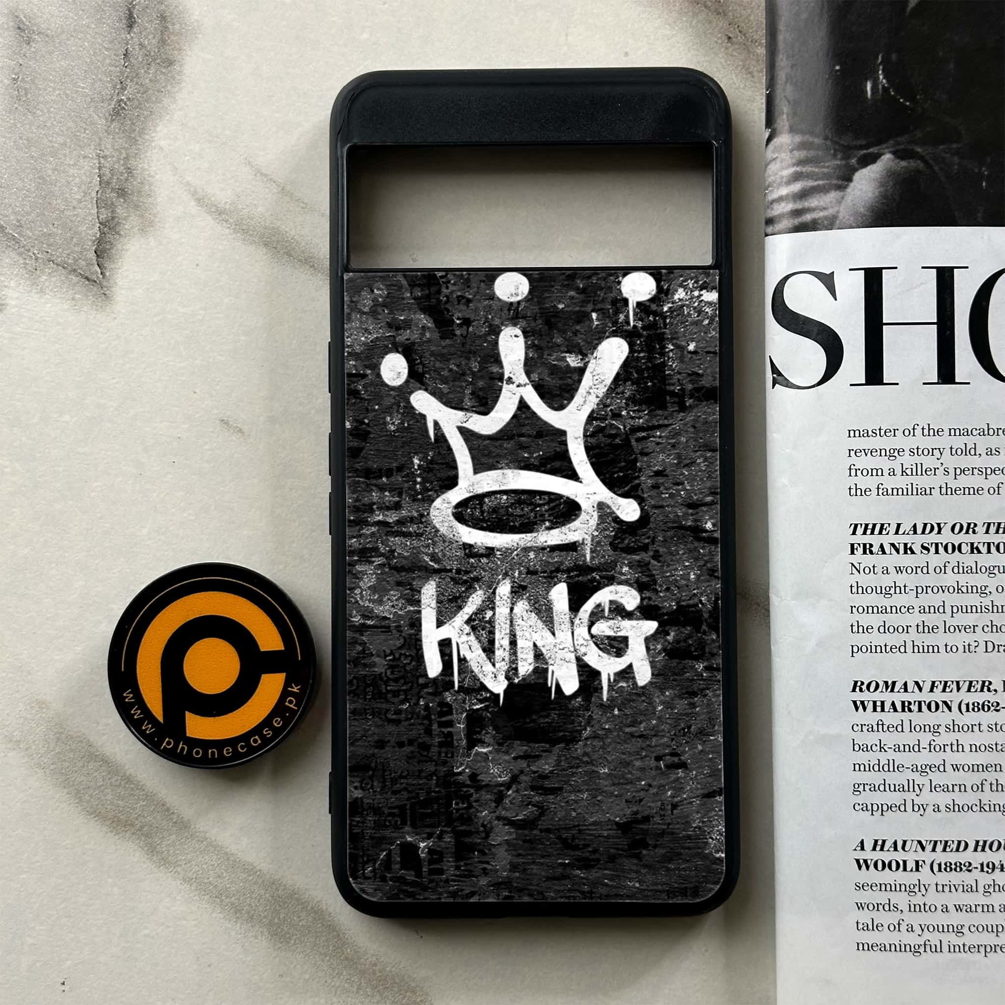Google Pixel 8a - King Series V 2.0 - Premium Printed soft Bumper Shock Proof Case