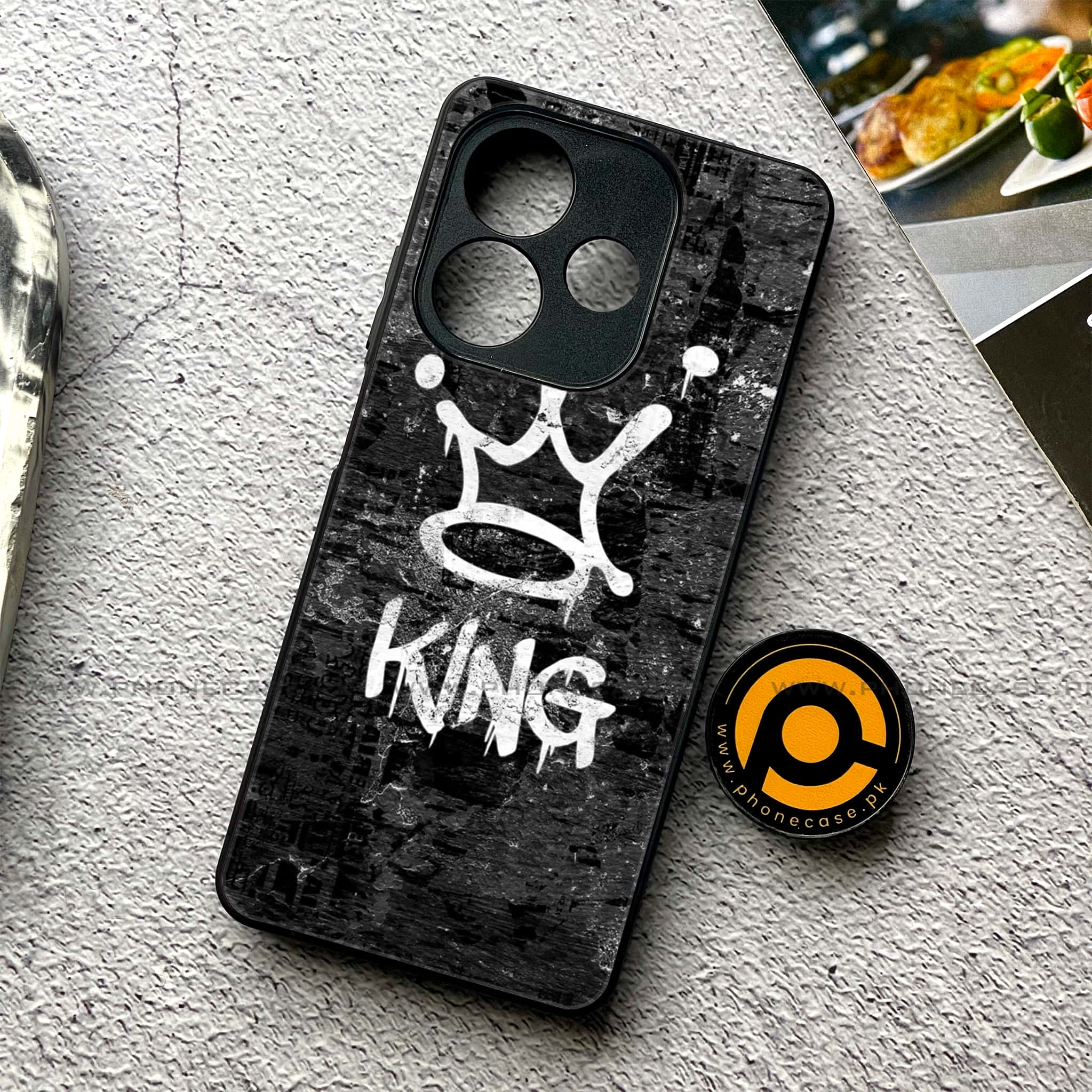 Oppo A5 Pro - King 2.0 Series - Premium Metal Printed soft Bumper shock Proof Case