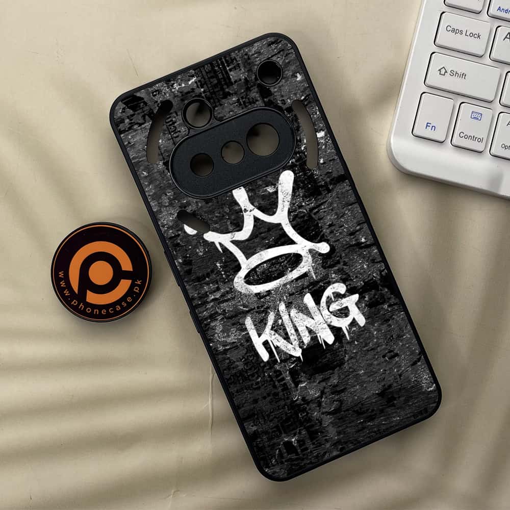 Nothing Phone 3a - King 2.0 Series - Premium Metal  Printed soft Bumper shock Proof Case