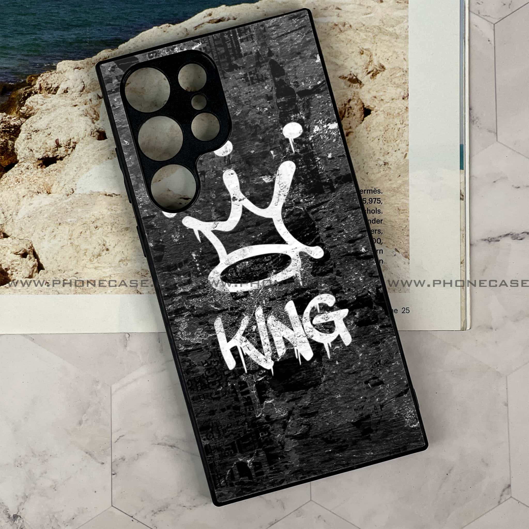 Samsung Galaxy S24 Ultra - King Series V 2.0 Series - Premium Metal Printed soft Bumper shock Proof Case