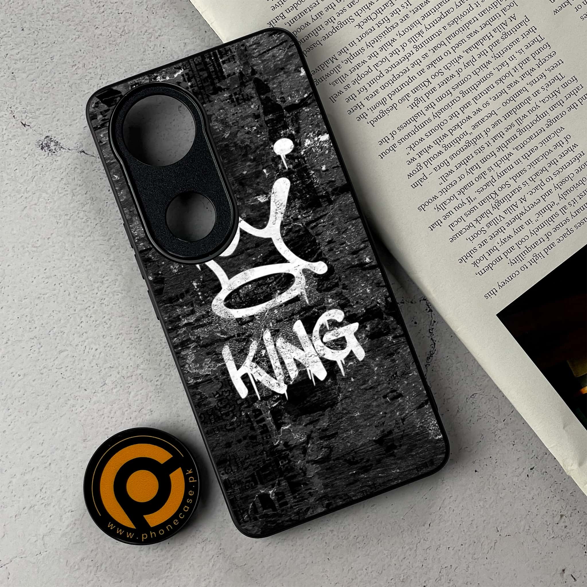 Vivo V50 - King 2.0 Series - Premium Metal Printed Soft Bumper Shockproof Case