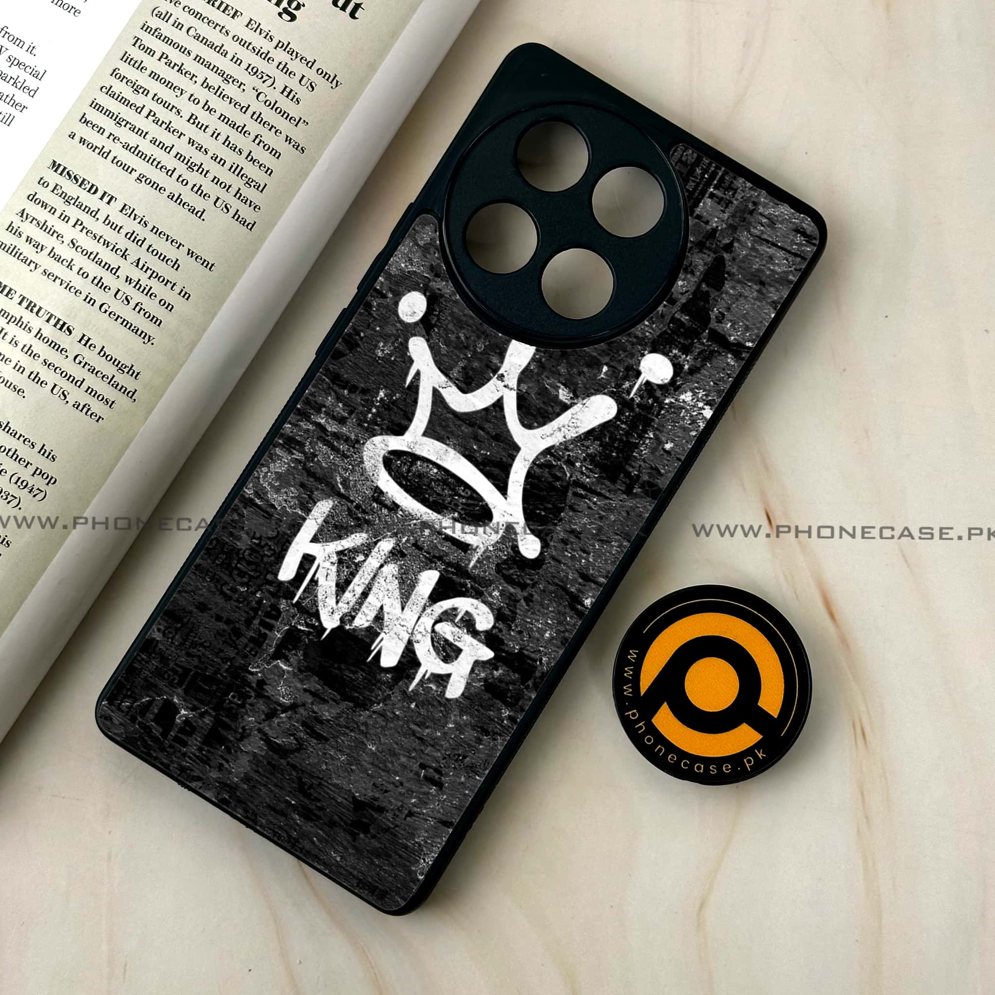 Tecno Camon 30s - King 2.0 Series - Premium Metal Printed soft Bumper shock Proof Case