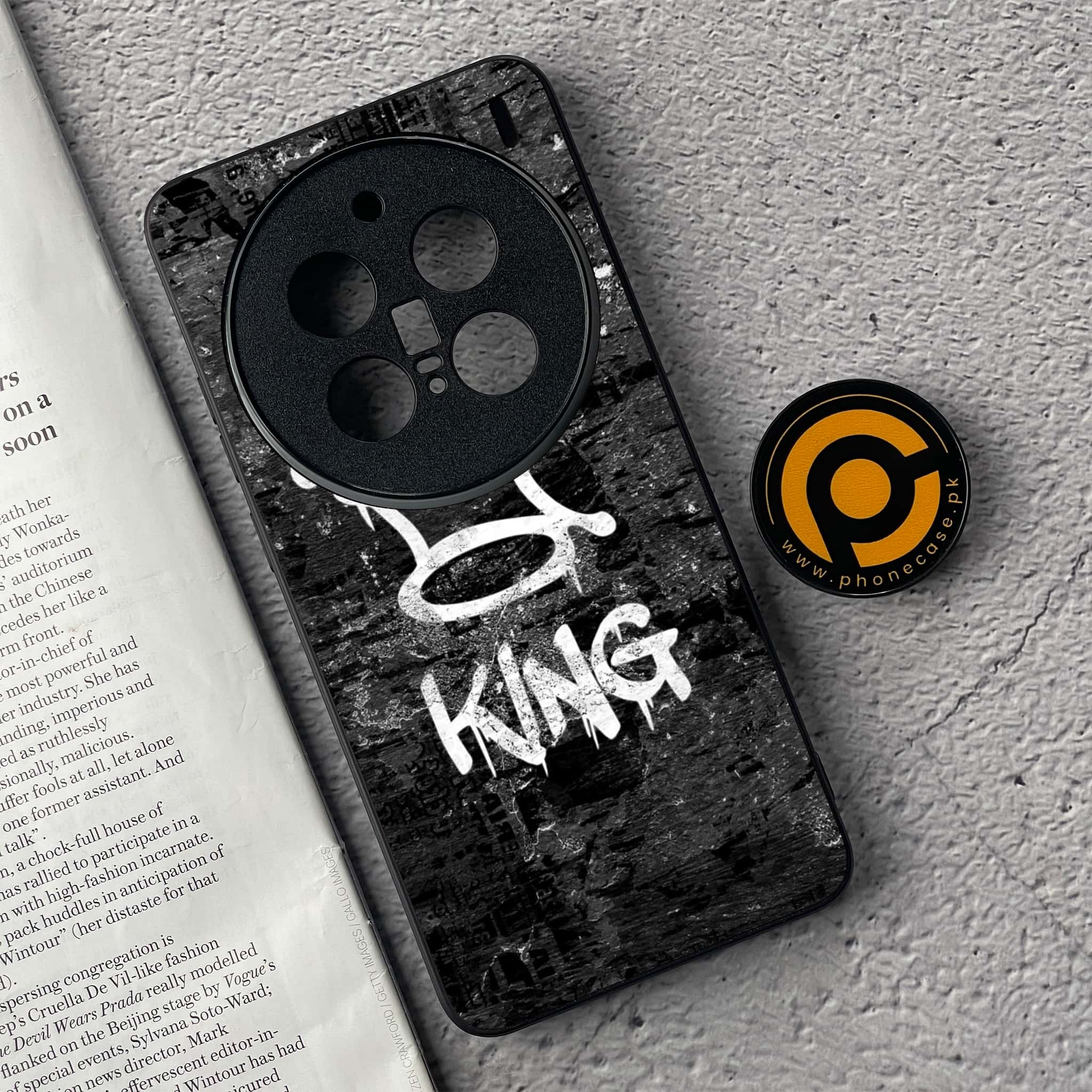 Vivo X200 Pro - King 2.0 Series - Premium Metal  Printed soft Bumper shock Proof Case
