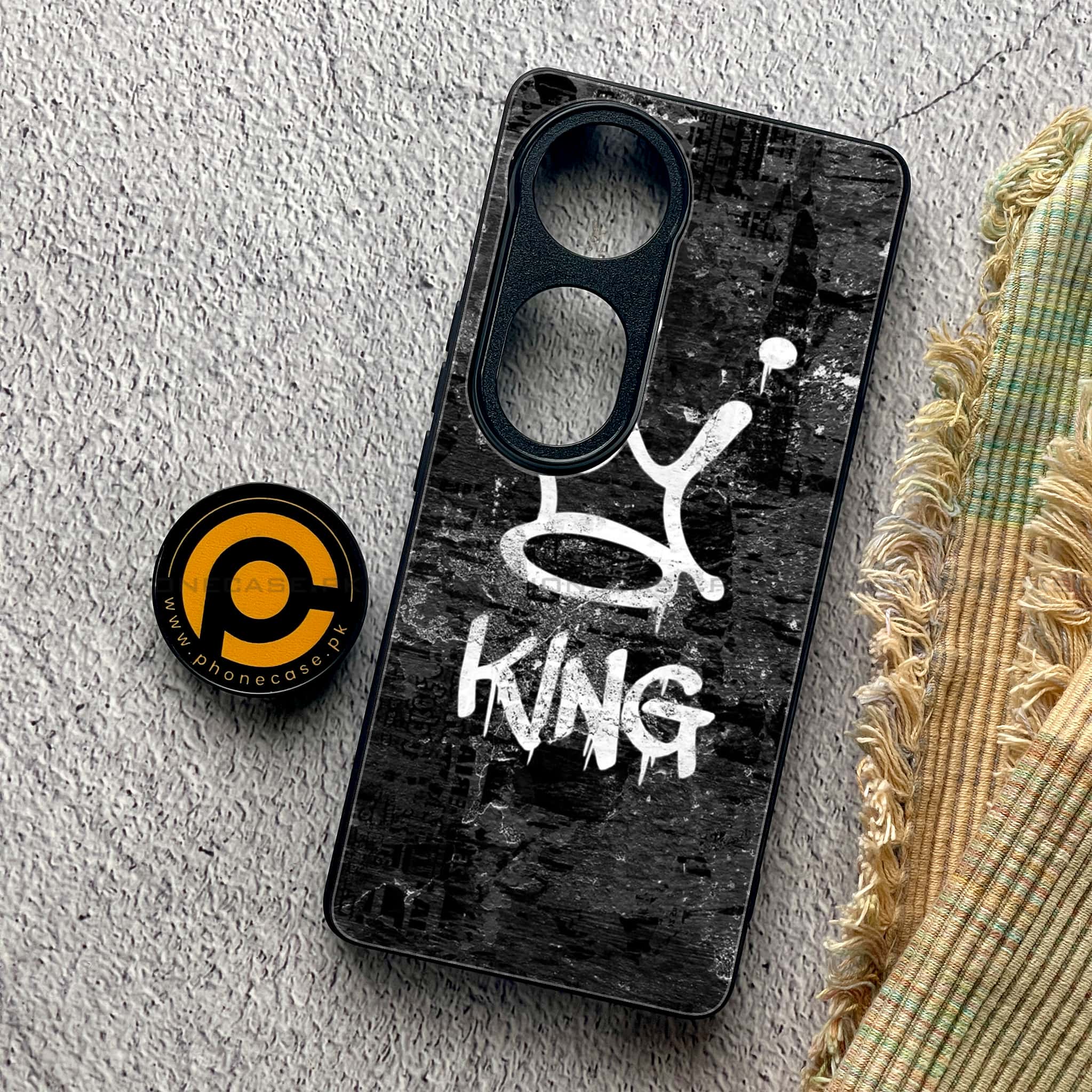 Vivo S19 Pro - King 2.0 Series - Premium Metal Printed soft Bumper shock Proof Case