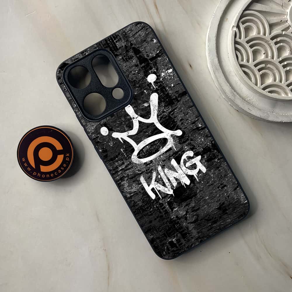 Oppo Reno 14 5G - King 2.0 Series - Premium Metal Printed soft Bumper shock Proof Case