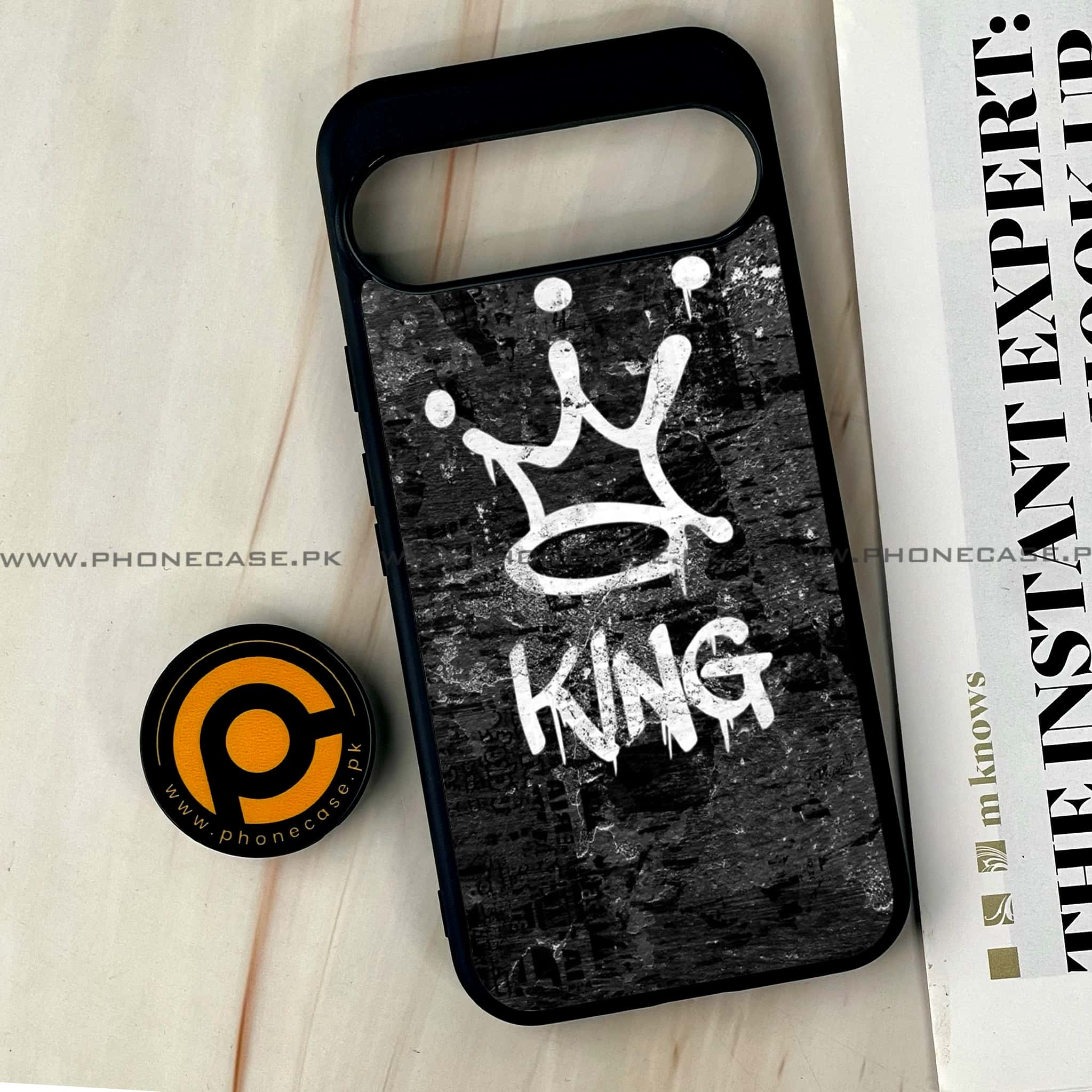 Google Pixel 9 Pro XL - King 2.0 Series - Premium Metal Printed soft Bumper Shock Proof Case