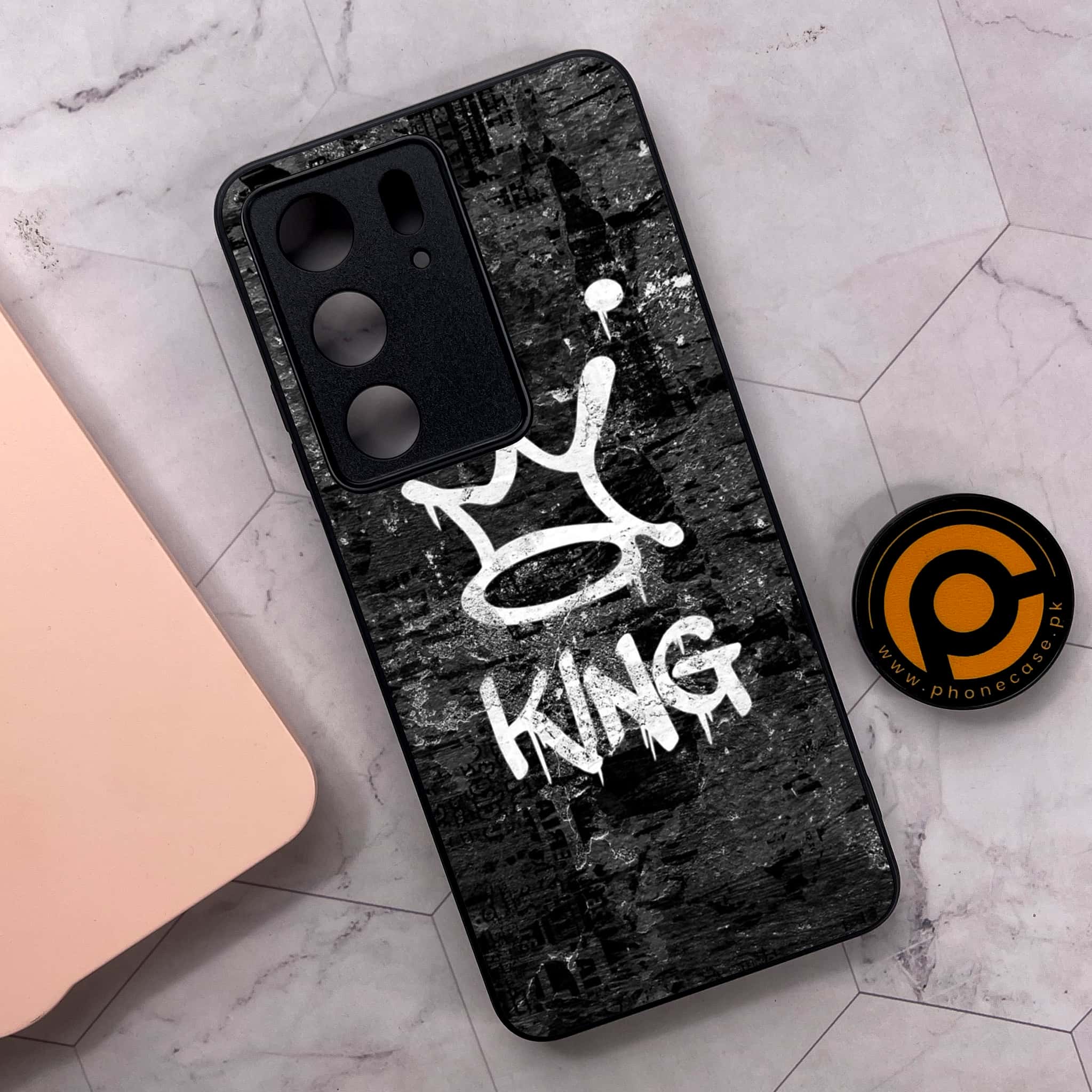 Realme C75x 4G - King 2.0 Series - Premium Metal Printed soft Bumper shock Proof Case