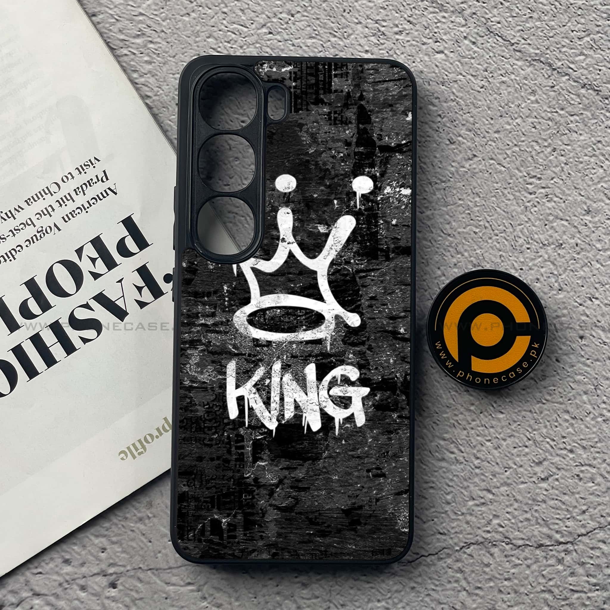 Vivo Y200 4G - King 2.0 Series - Premium Metal Printed soft Bumper Shock Proof Case