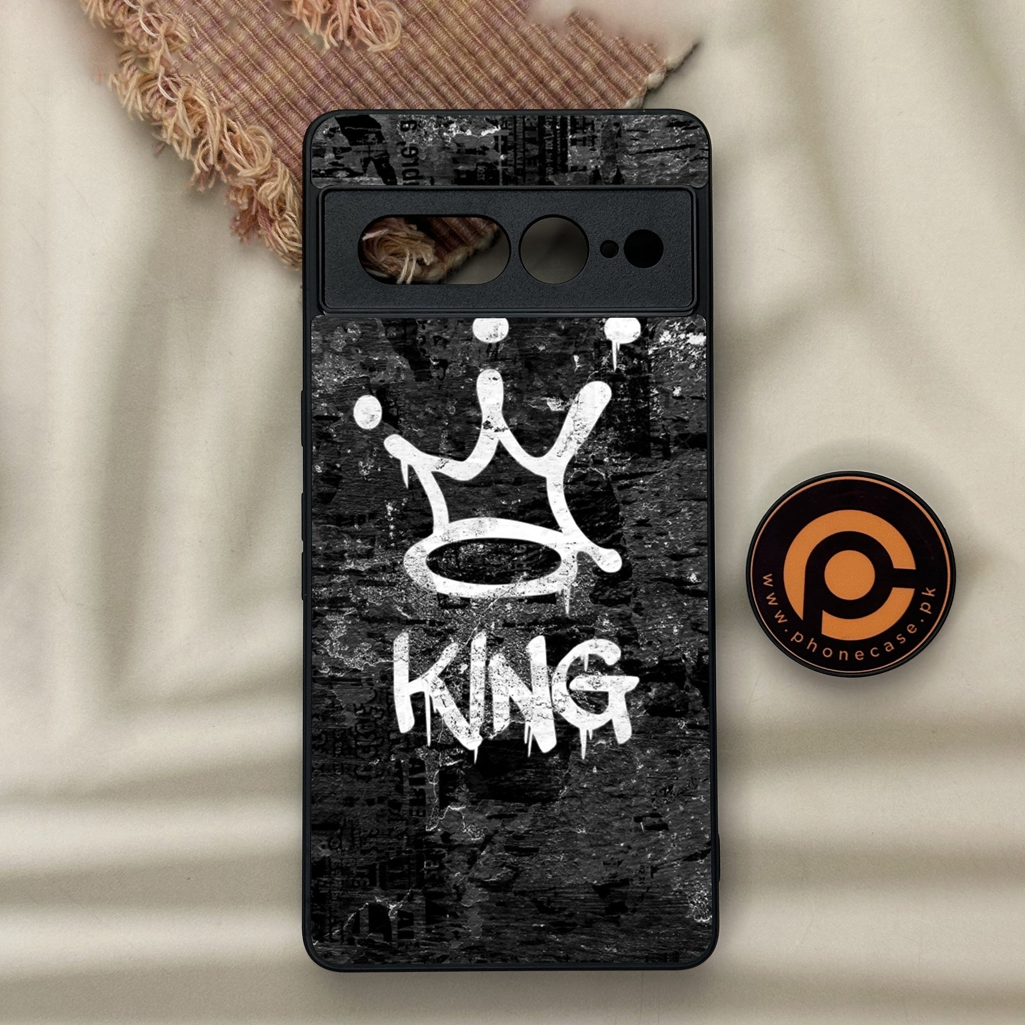 Google Pixel 7 Pro - King Series V 2.0 - Premium Metal Printed soft Bumper Shock Proof Case