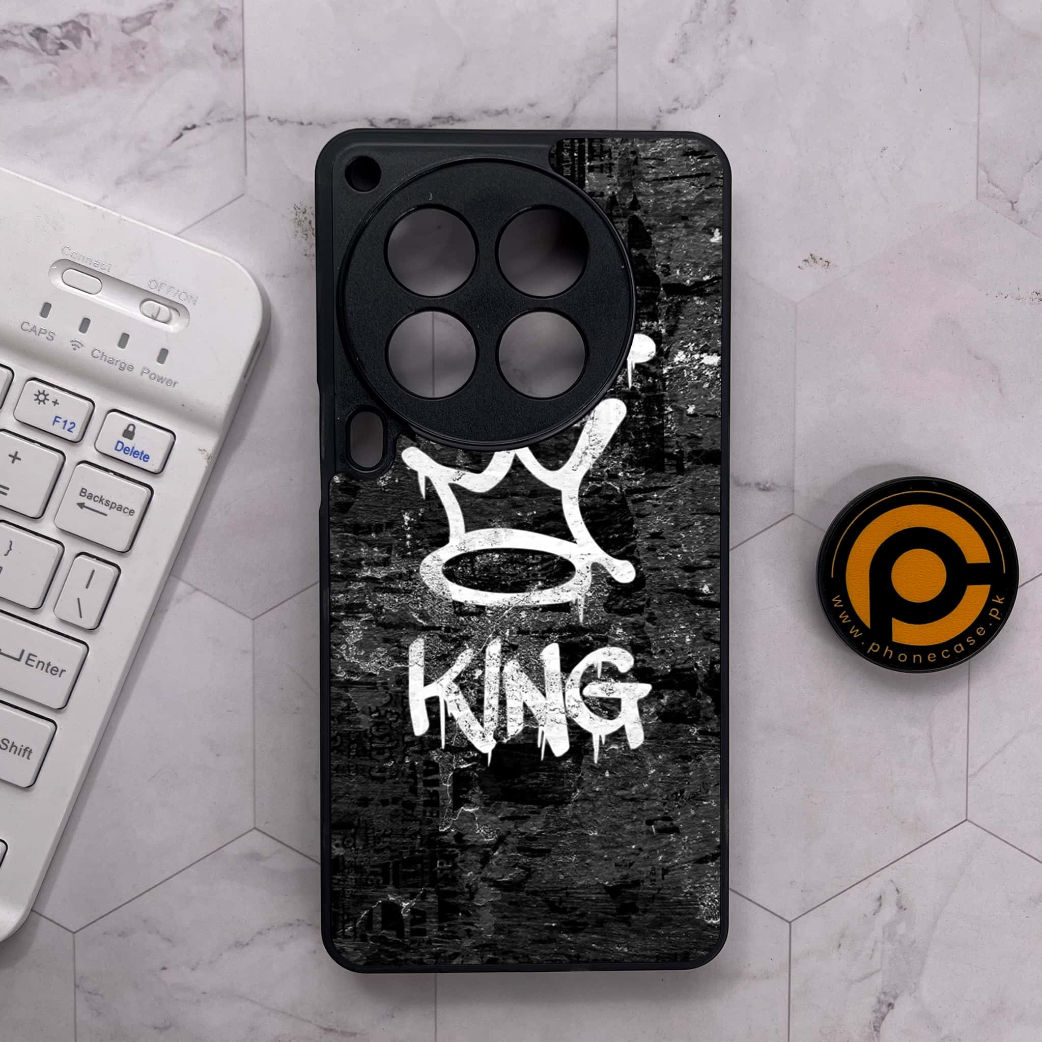 Tecno Camon 30 Premier - King 2.0 Series - Premium Metal Printed soft Bumper shock Proof Case