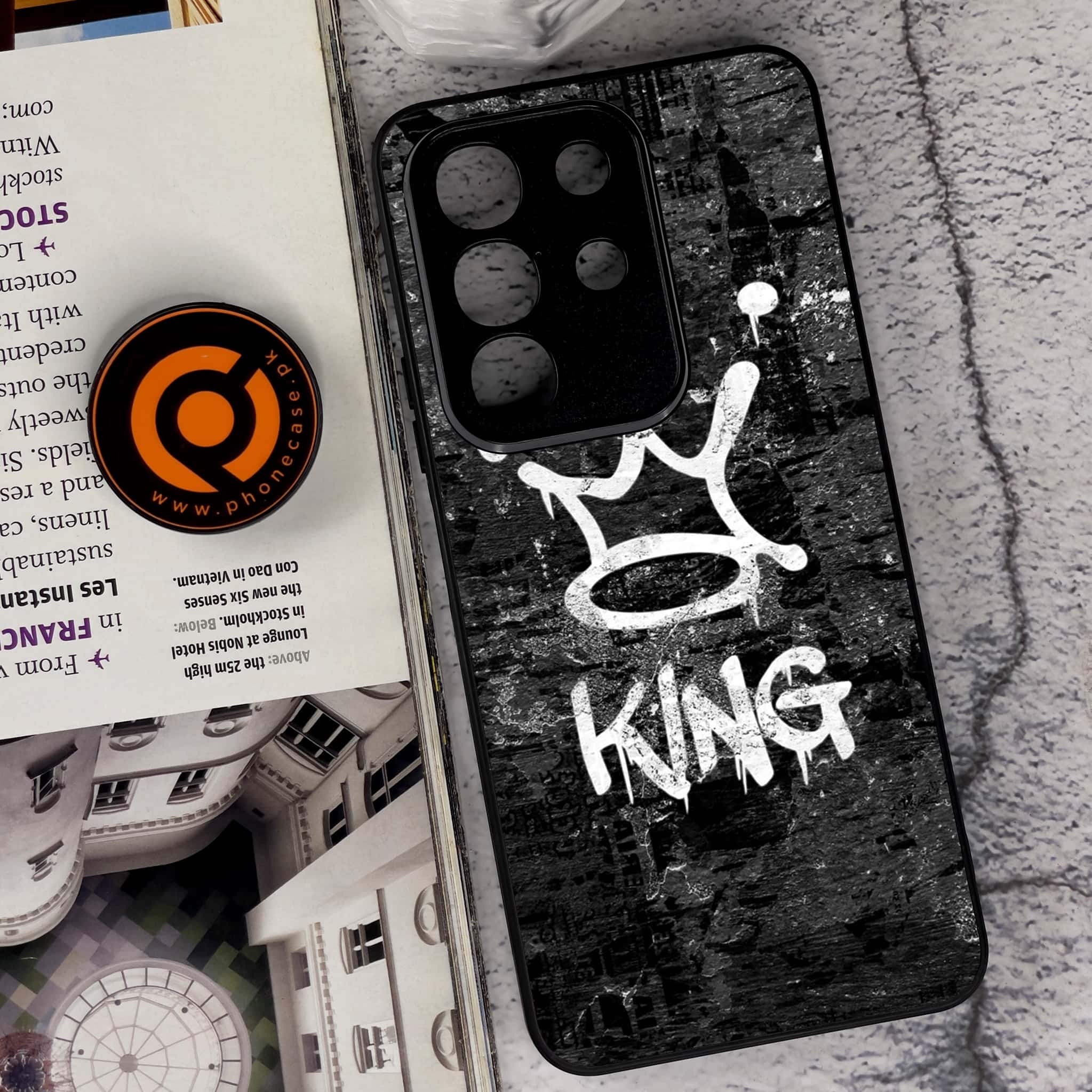 Vivo Y29 4G - King 2.0 Series - Premium Metal Printed soft Bumper Shock Proof Case