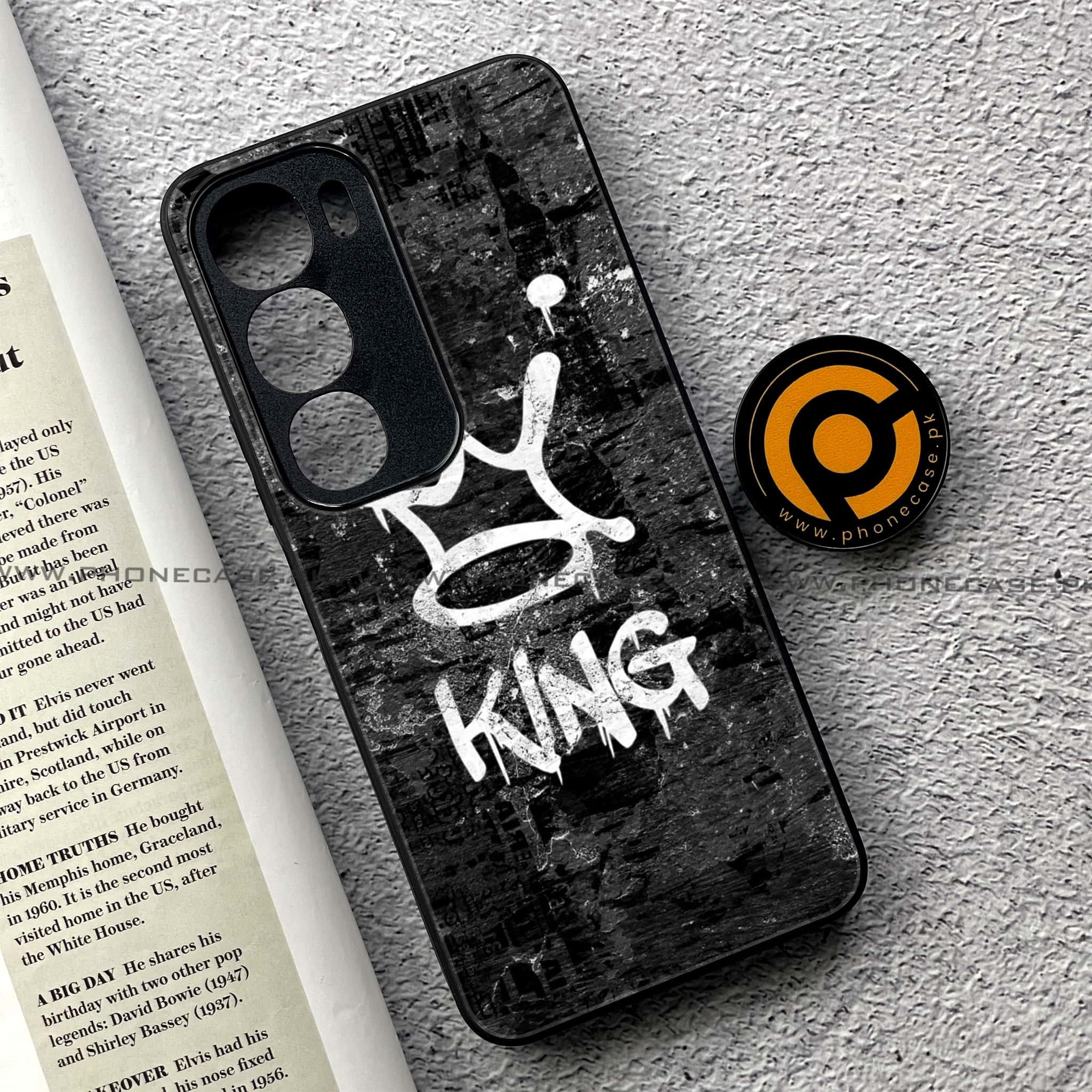 Vivo Y19s Pro - King 2.0 Series - Premium Metal Printed soft Bumper shock Proof Case