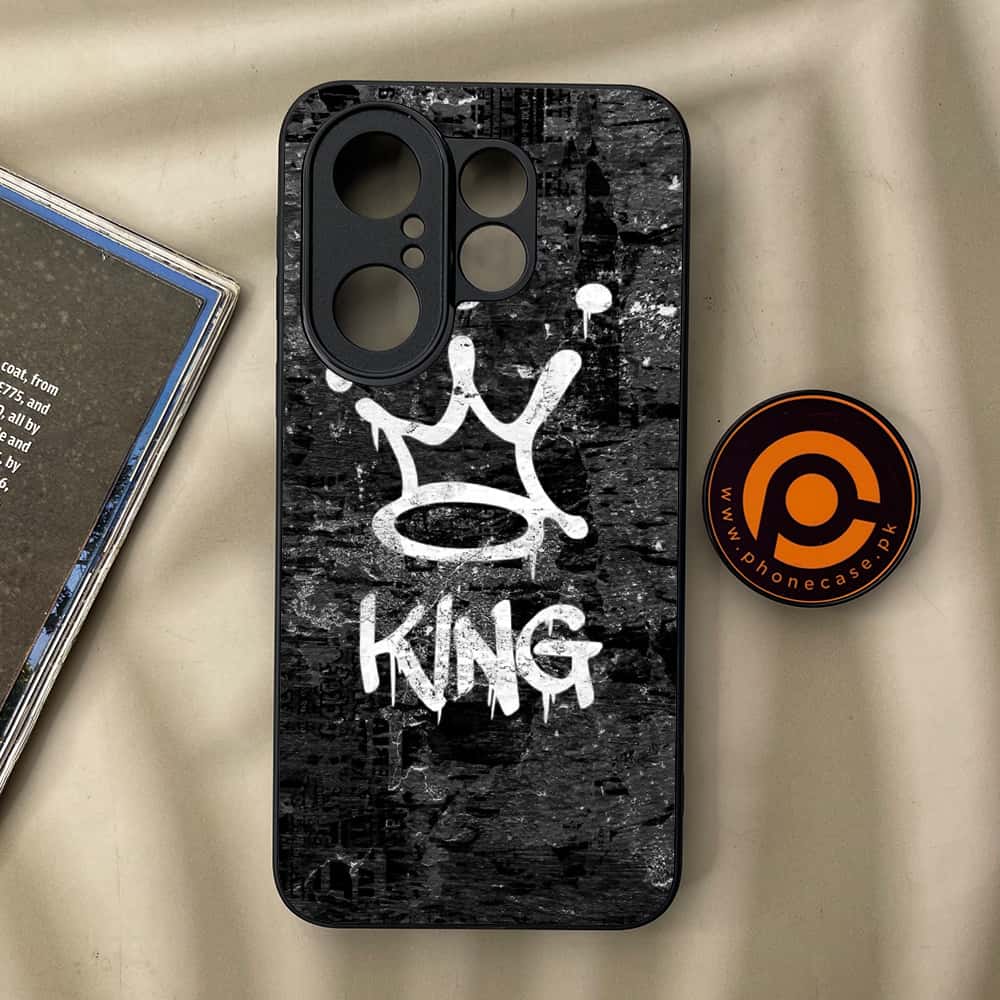 Vivo X200 FE - King 2.0 Series - Premium Metal Printed soft Bumper Shock Proof Case