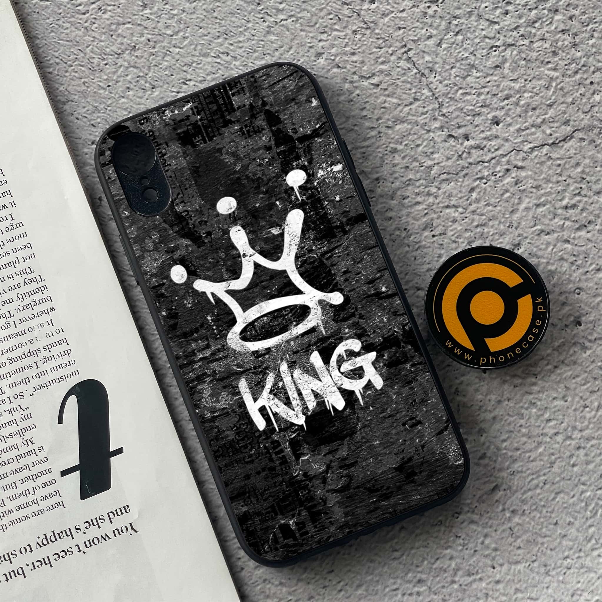 iPhone XR - King Series v2.0 - Premium Metal Printed soft Bumper shock Proof Case
