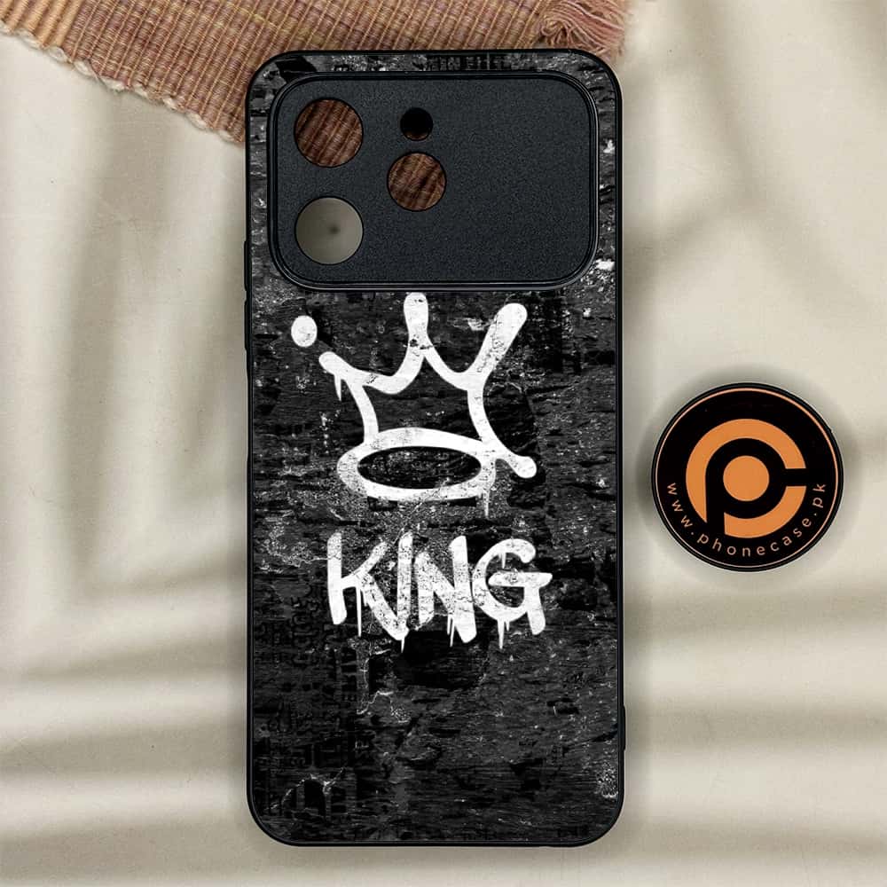 Tecno Spark 40 - King 2.0 Series - Premium Metal Printed soft Bumper shock Proof Case