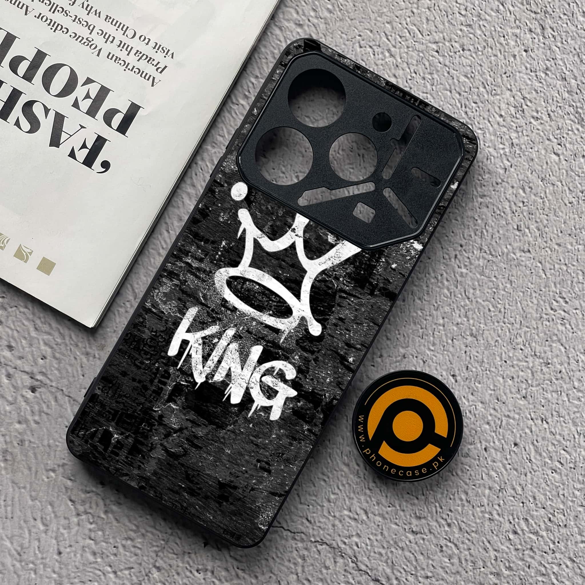 Tecno Pova 6 Neo - King 2.0 Series - Premium Metal  Printed soft Bumper shock Proof Case