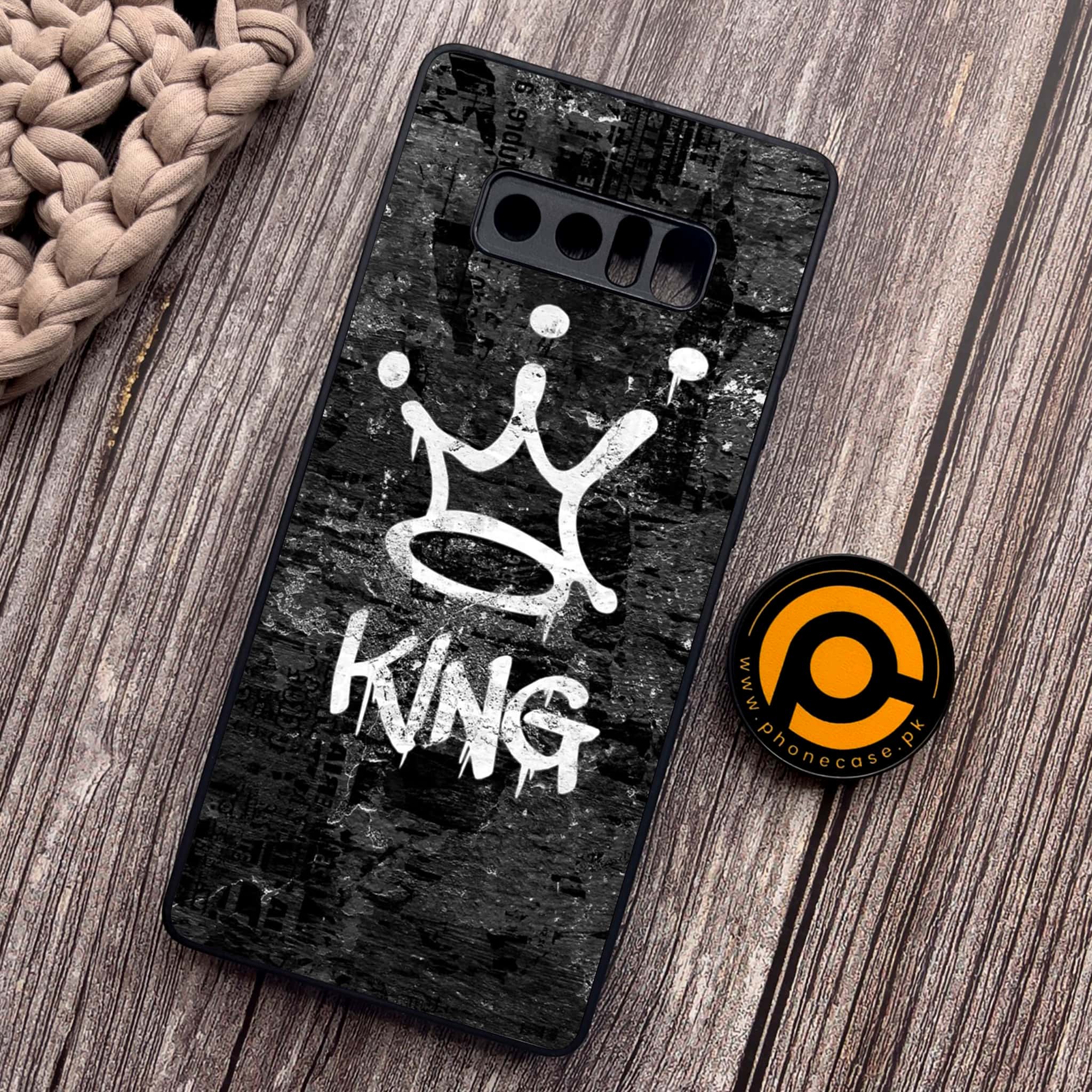 Samsung Galaxy Note 8 - King 2.0 Series - Premium Metal Printed soft Bumper shock Proof Case