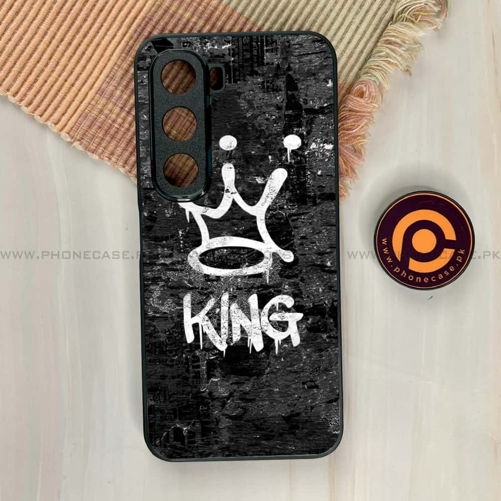 Infinix Hot 60i - King 2.0 Series - Premium Metal Printed soft Bumper shock Proof Case