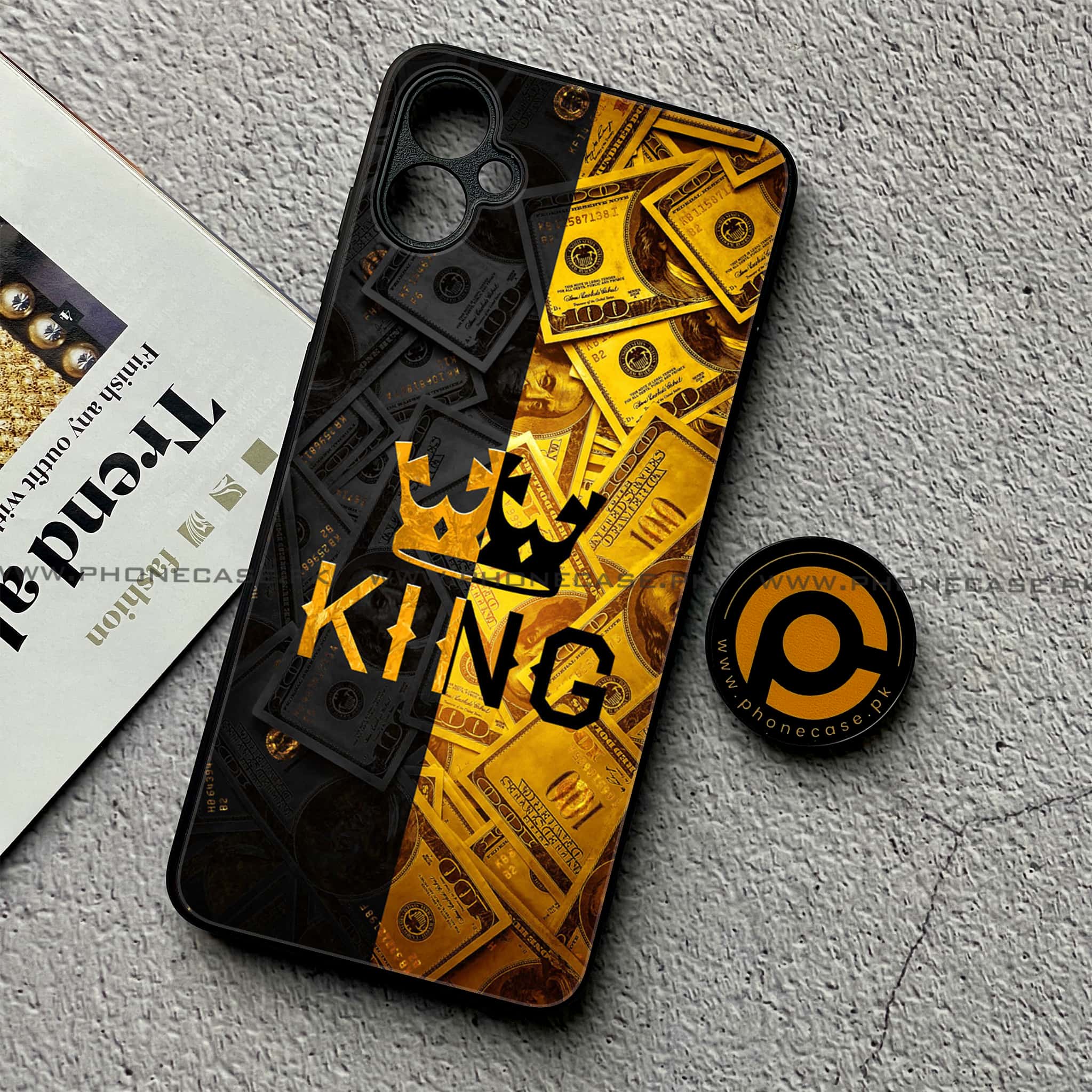 Samsung Galaxy A05 - King 2.0 Series - Premium Metal Printed soft Bumper shock Proof Case
