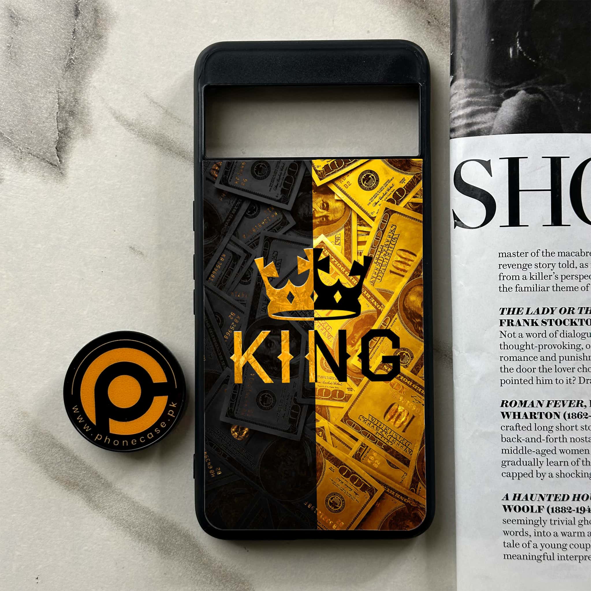 Google Pixel 8a - King Series V 2.0 - Premium Printed soft Bumper Shock Proof Case