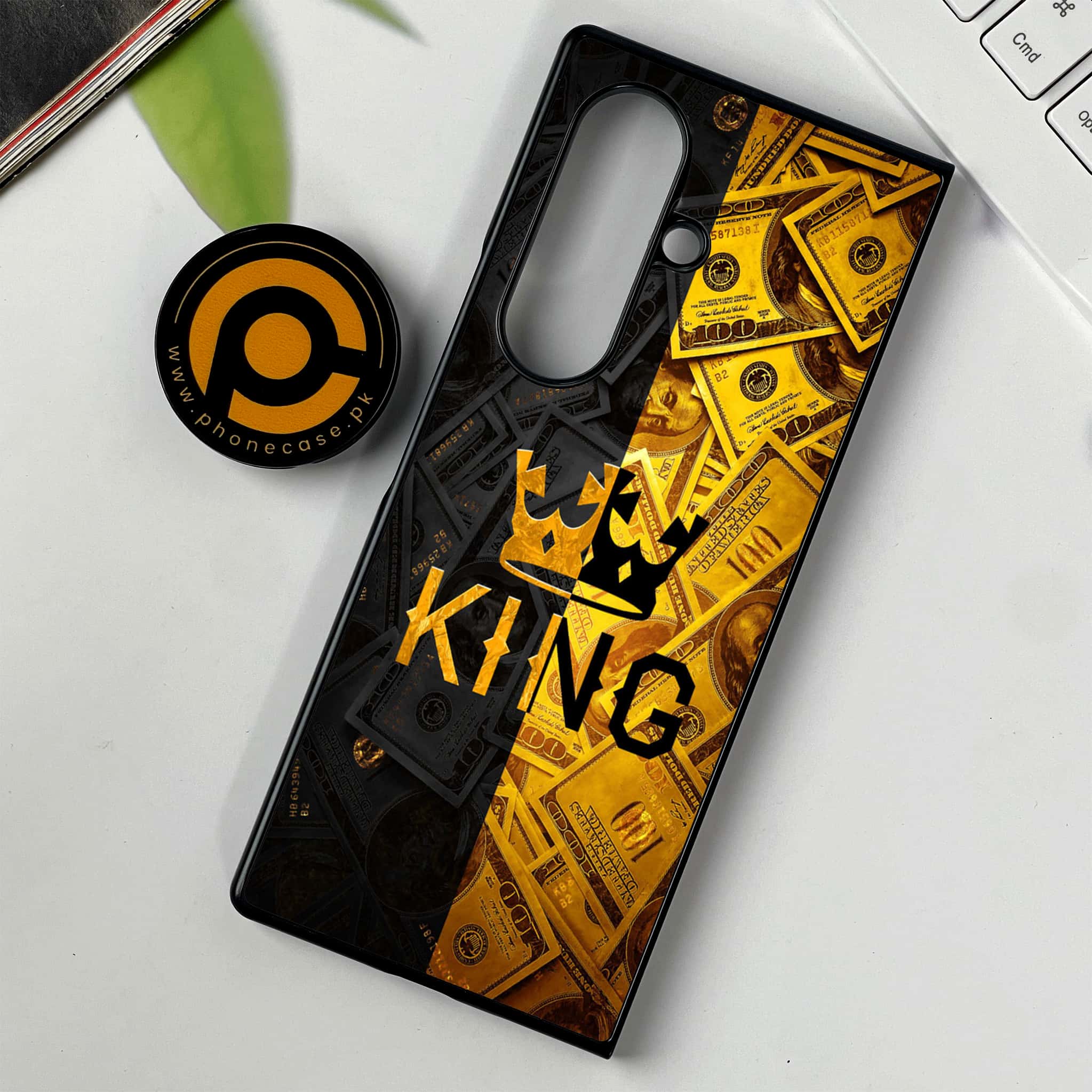 Samsung Galaxy Z Fold 7 - King 2.0 Series - Premium Metal Printed soft Bumper shock Proof Case
