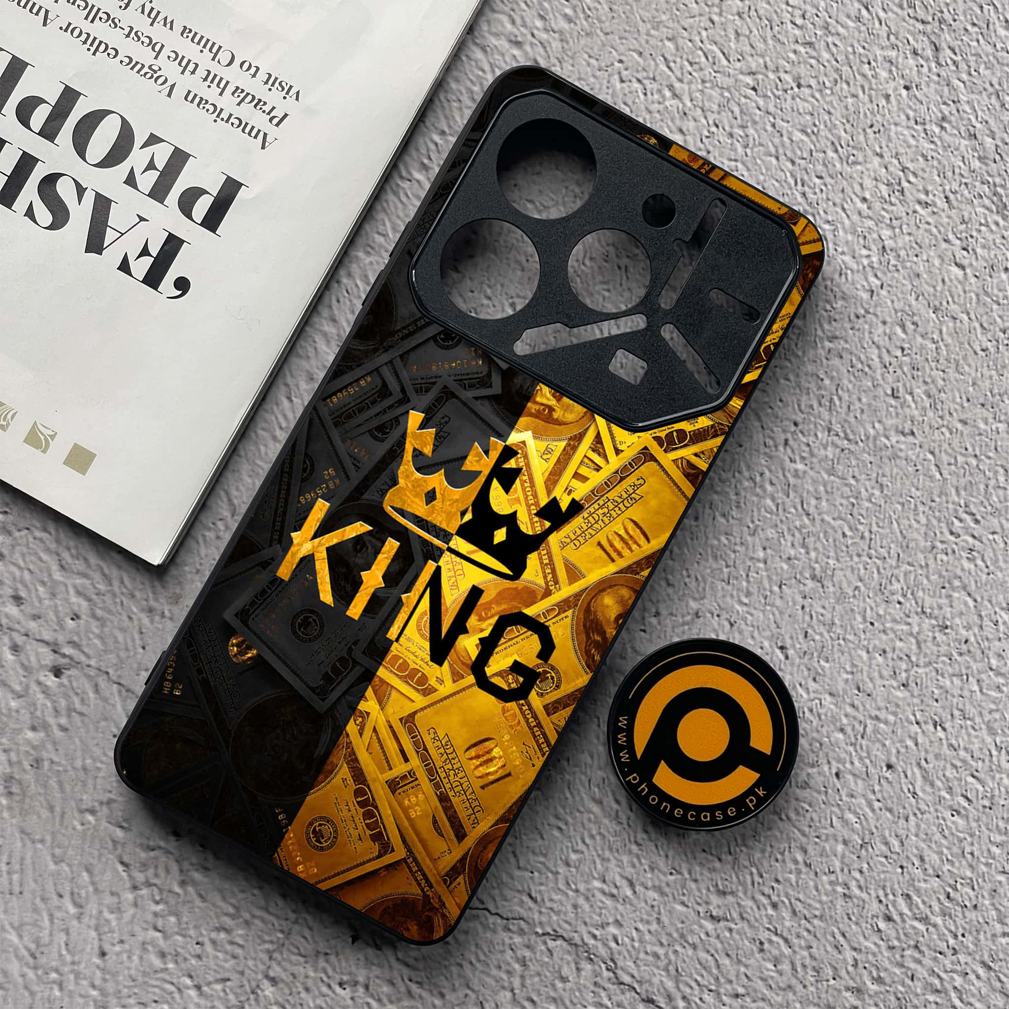 Tecno Pova 6 Neo - King 2.0 Series - Premium Metal  Printed soft Bumper shock Proof Case