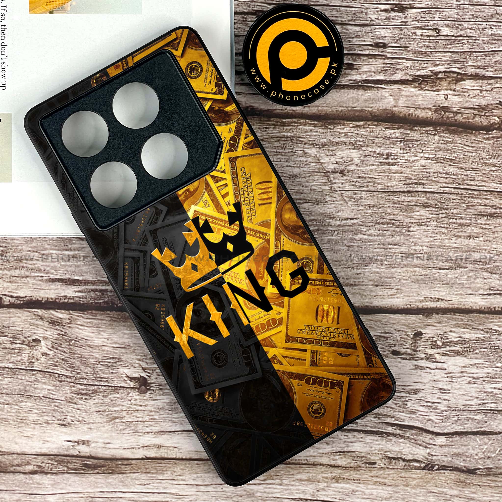 Infinix GT 20 Pro - King 2.0 Series - Premium Printed Glass soft Bumper shock Proof Case
