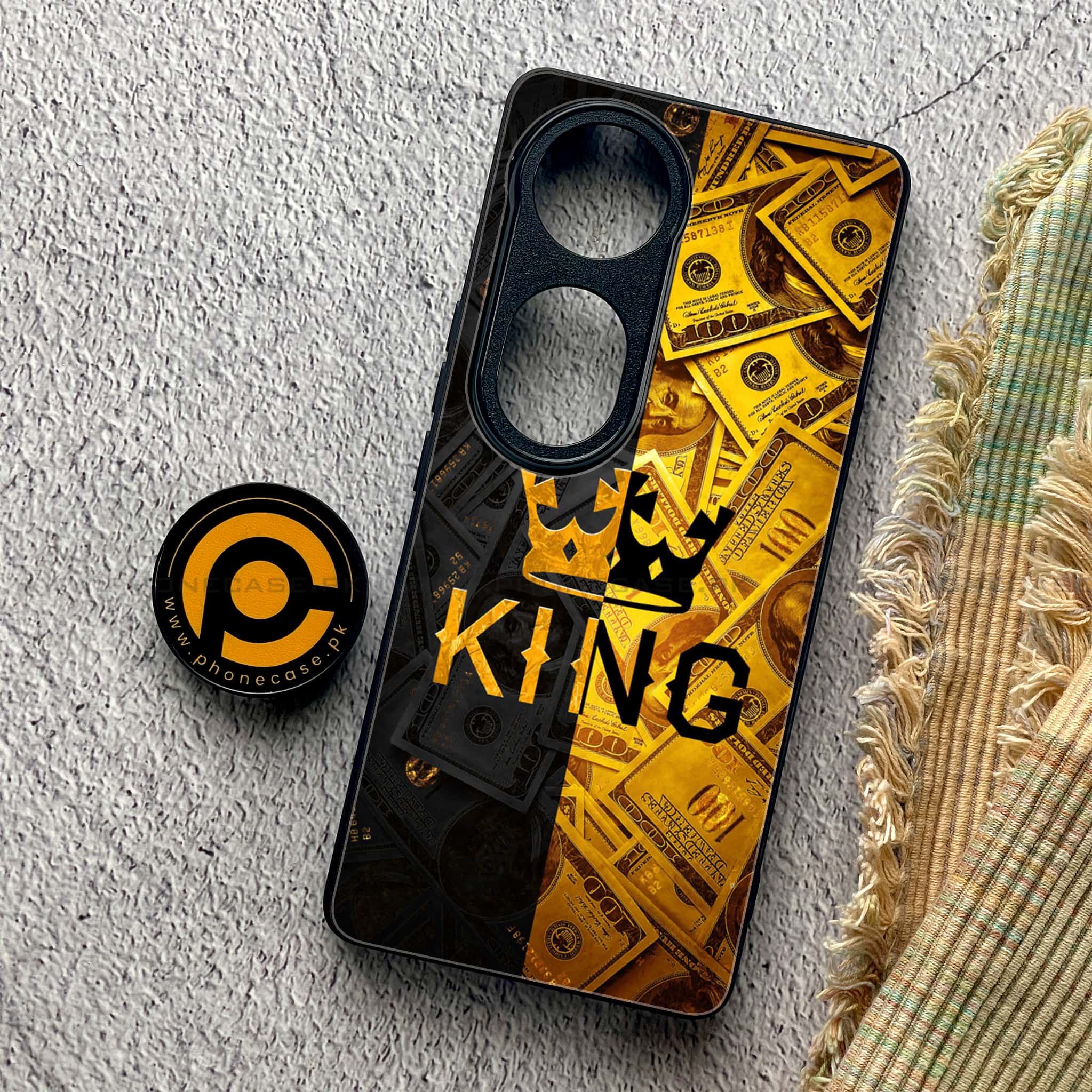 Vivo S19 Pro - King 2.0 Series - Premium Metal Printed soft Bumper shock Proof Case