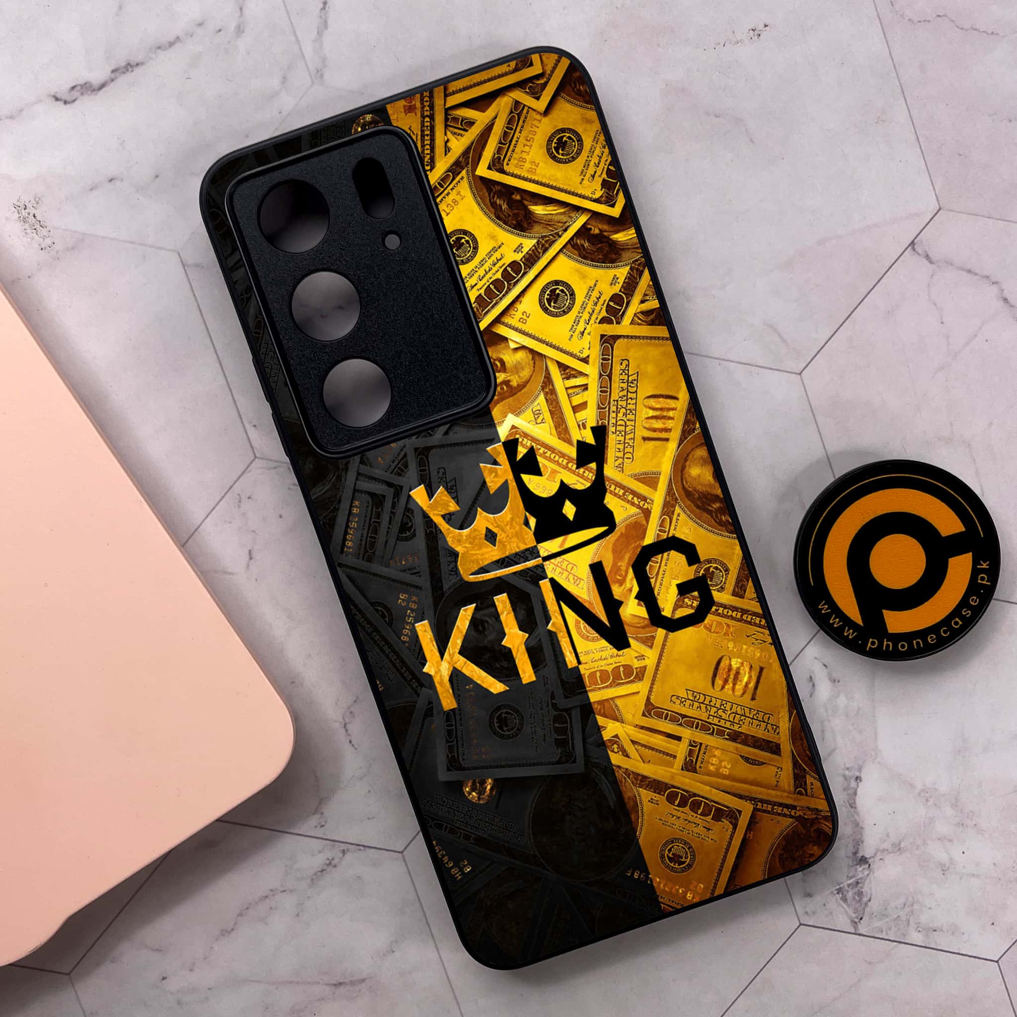 Realme C75x 4G - King 2.0 Series - Premium Metal Printed soft Bumper shock Proof Case