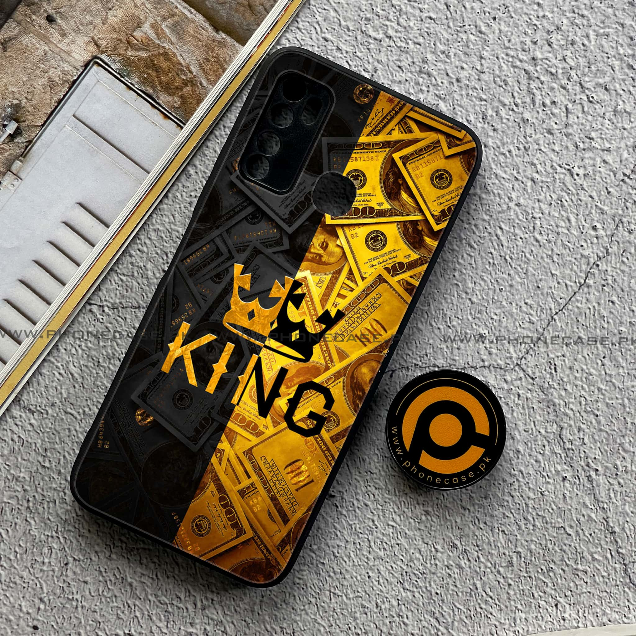 Infinix Note 7 Lite - King 2.0 Series - Premium Printed Metal soft Bumper shock Proof Case