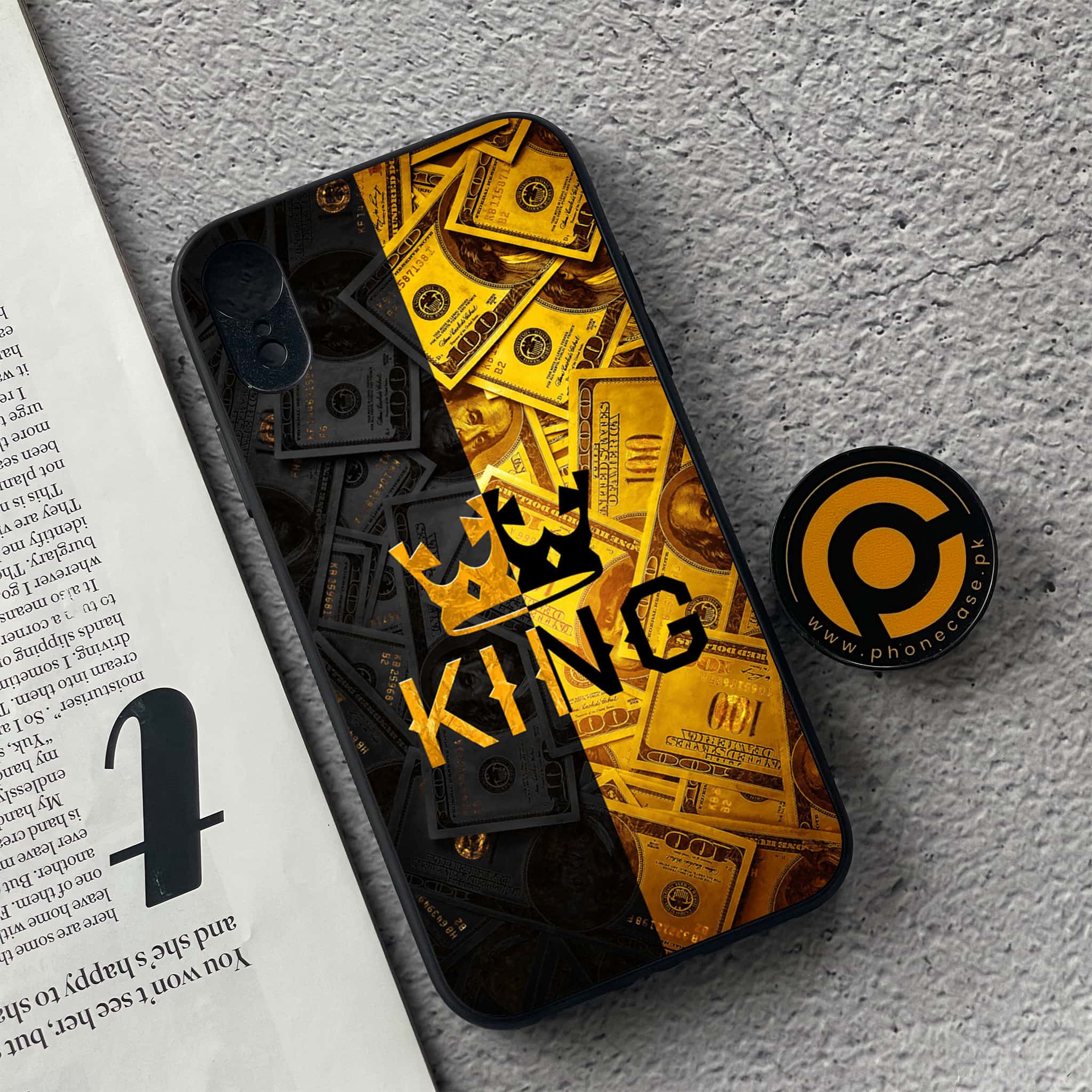 iPhone XR - King Series v2.0 - Premium Metal Printed soft Bumper shock Proof Case