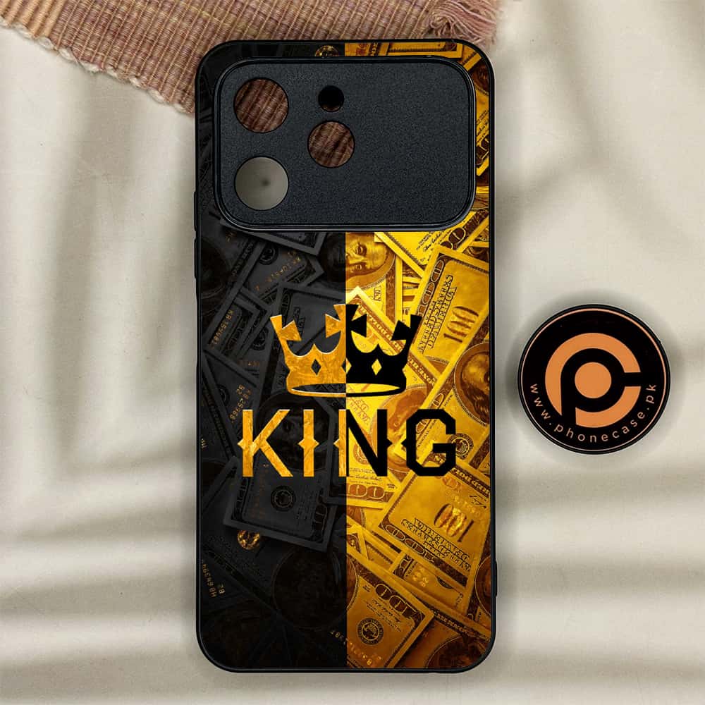Tecno Spark 40 - King 2.0 Series - Premium Metal Printed soft Bumper shock Proof Case