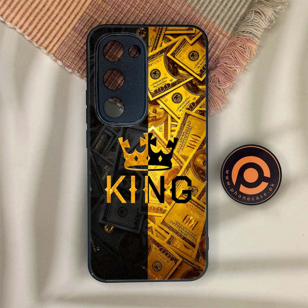 Tecno Spark 40 Pro Plus - King 2.0 Design 9 - Premium Metal Printed soft Bumper shock Proof Case CS-1
