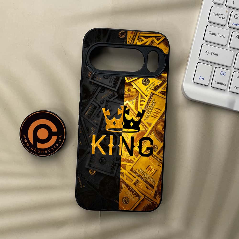Google Pixel 10 Pro  - King 2.0 Series - Premium Metal Printed soft Bumper Shock Proof Case
