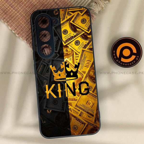 Tecno Spark 40 Pro - King 2.0 Design 9  - Premium Metal Printed soft Bumper shock Proof Case CS-38131