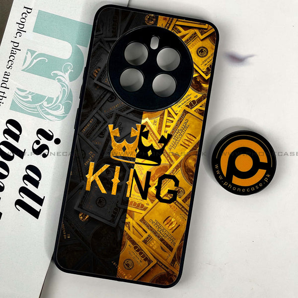 Realme 12 - King 2.0 Design 9  - Premium Printed Glass soft Bumper shock Proof Case CS-33543