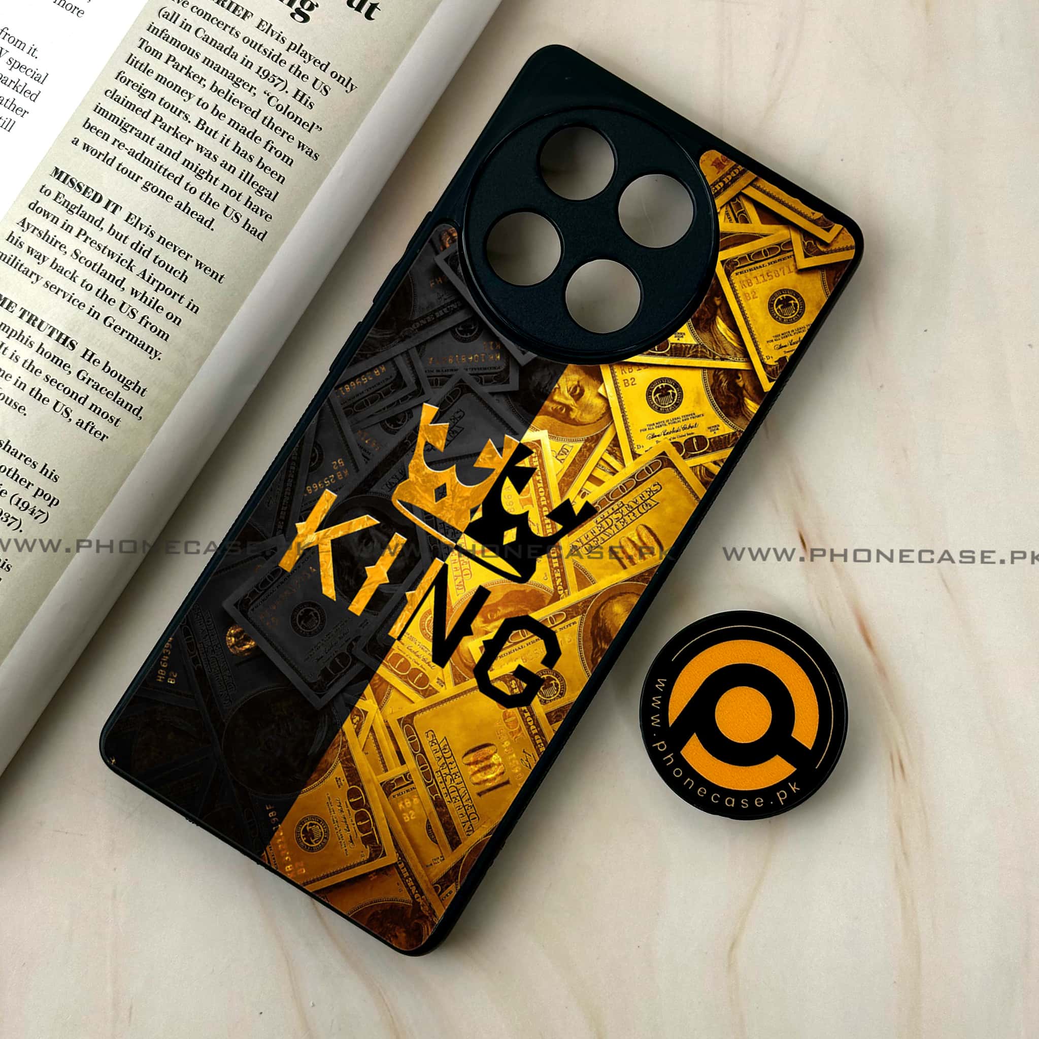 Tecno Camon 30s - King 2.0 Series - Premium Metal Printed soft Bumper shock Proof Case