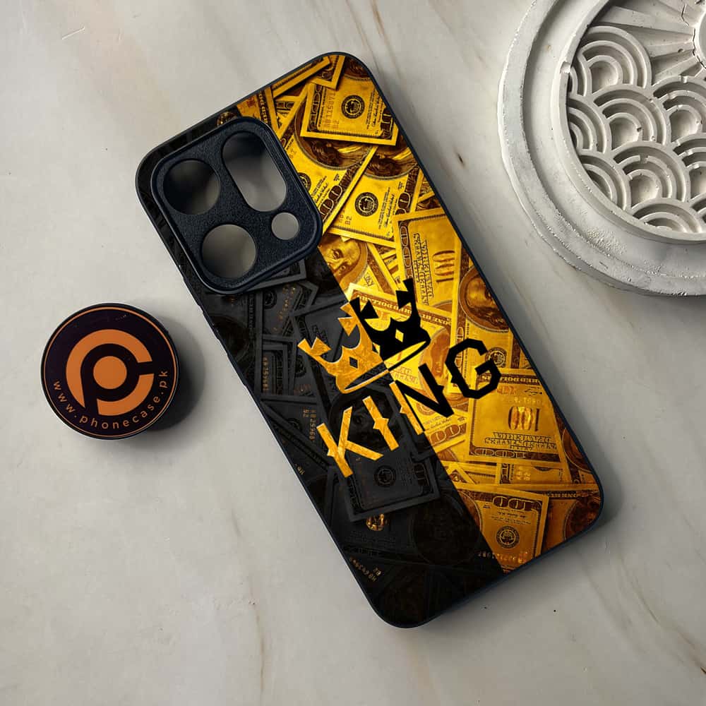 Oppo Reno 14 5G - King 2.0 Series - Premium Metal Printed soft Bumper shock Proof Case