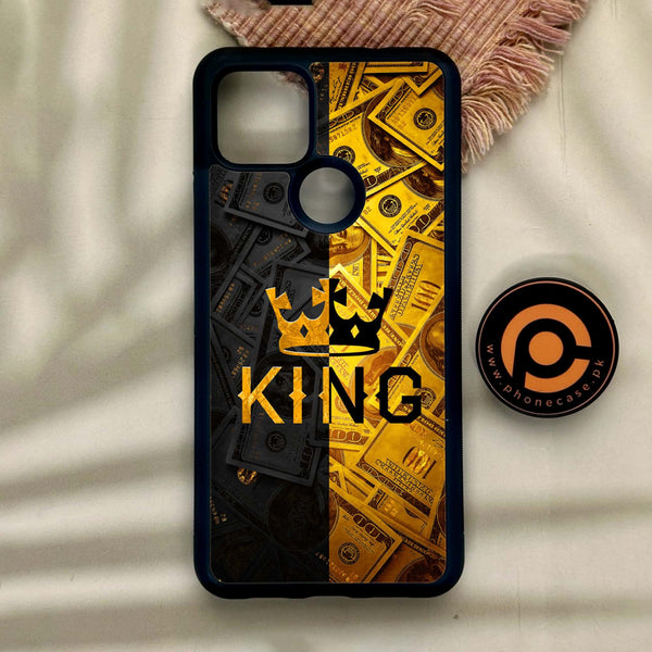 Google Pixel 4a 5G - King Design 9 - Premium Metal Printed Soft Bumper Shock Proof Case