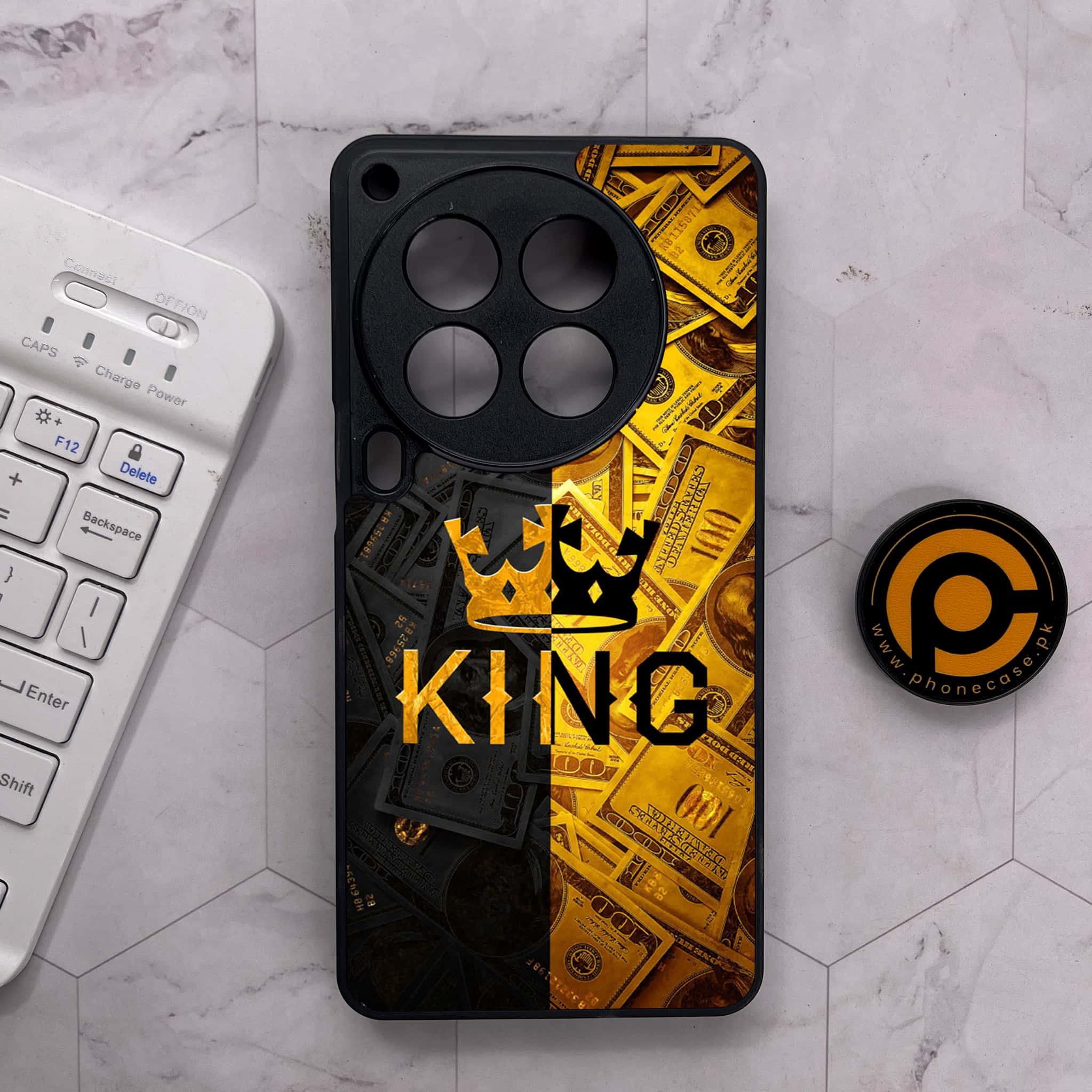 Tecno Camon 30 Premier - King 2.0 Series - Premium Metal Printed soft Bumper shock Proof Case