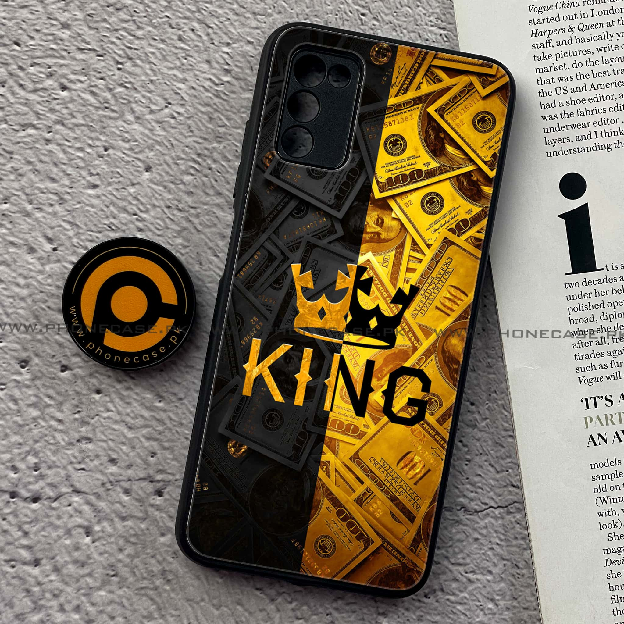 Samsung Galaxy A02s - King Series V 2.0 - Premium Printed Metal soft Bumper shock Proof Case