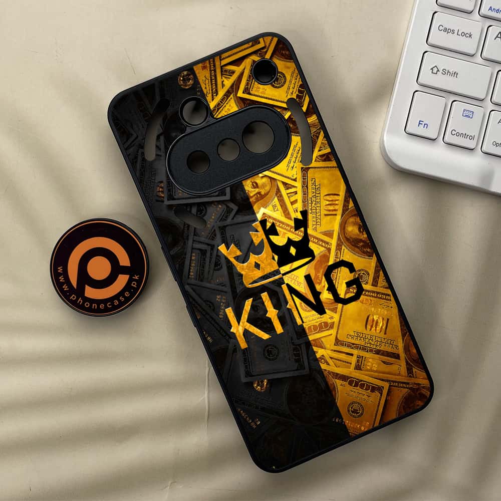 Nothing Phone 3a - King 2.0 Series - Premium Metal  Printed soft Bumper shock Proof Case