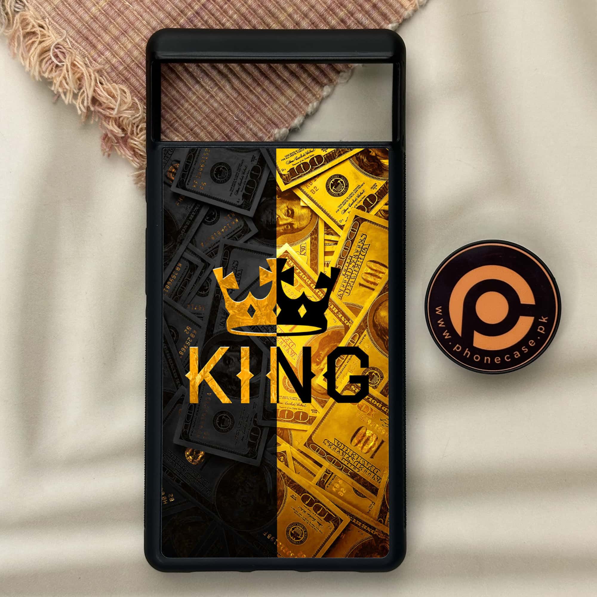 Google Pixel 6 - King Series V 2.0 - Premium Metal Printed soft Bumper Shock Proof Case