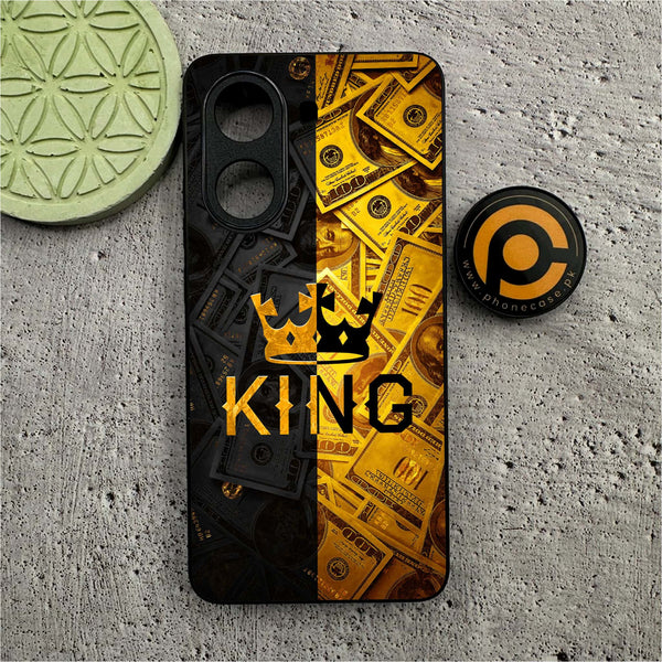 Xiaomi Redmi Turbo 4 - King 2.0 Series - Premium Metal Printed soft Bumper shock Proof Case